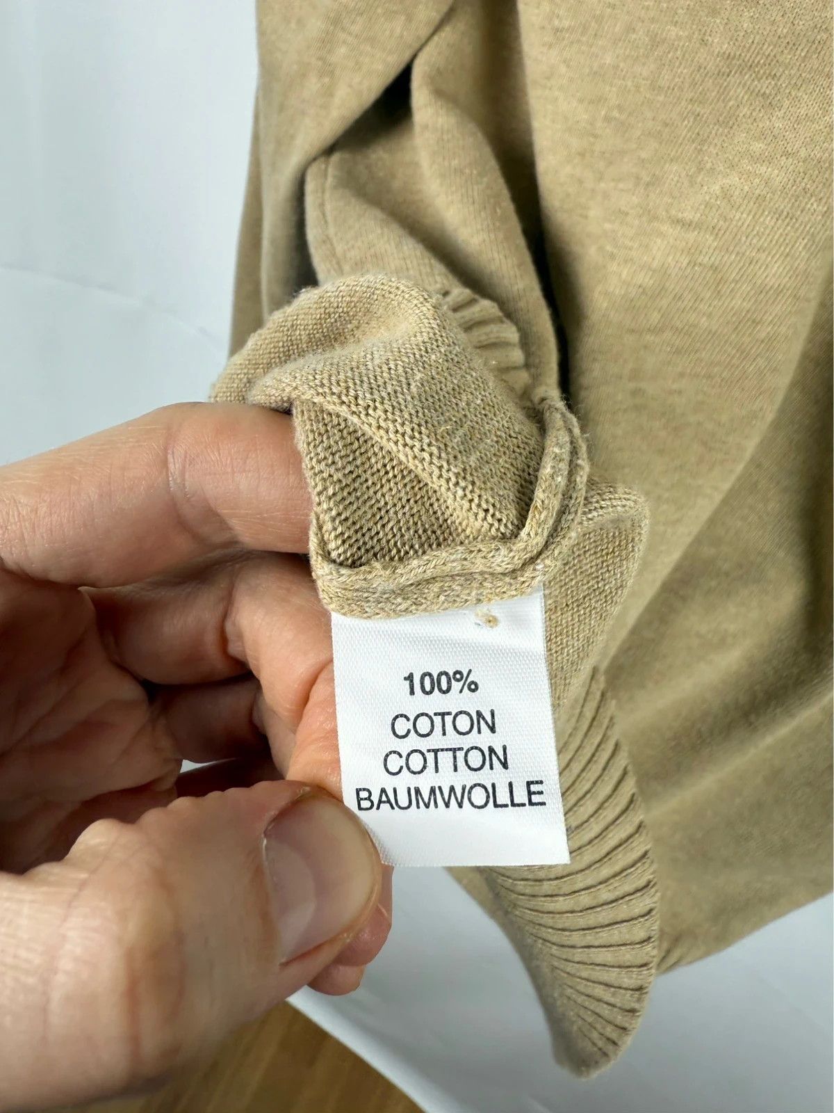 Burberry Burberry Vintage Men Pullover Cotton V-Neck Italy size M Size US M / EU 48-50 / 2 - 8 Thumbnail