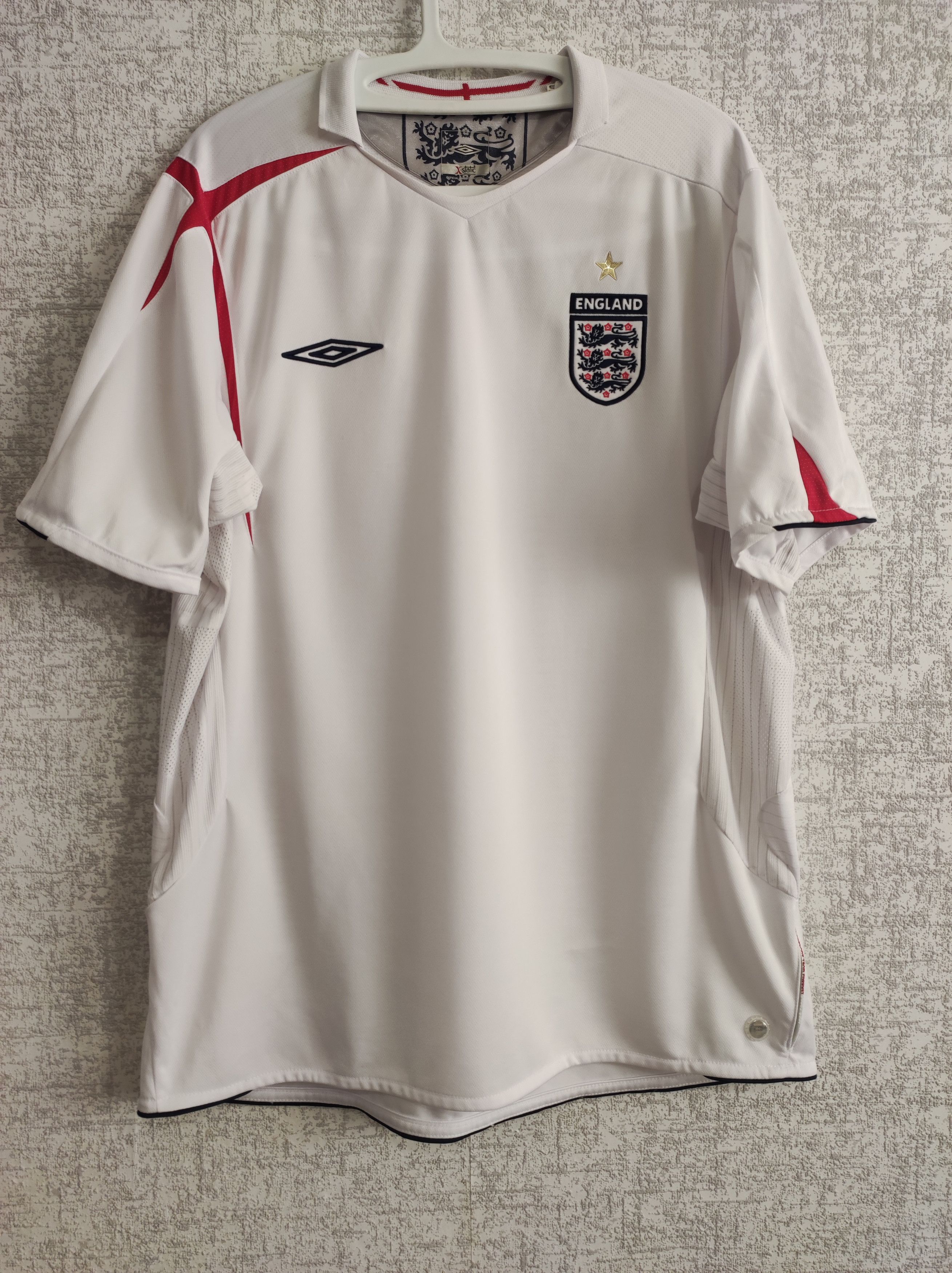 Umbro Vintage England 2005 2007 away umbro soccer jersey football Size US XL / EU 56 / 4 - 1 Thumbnail