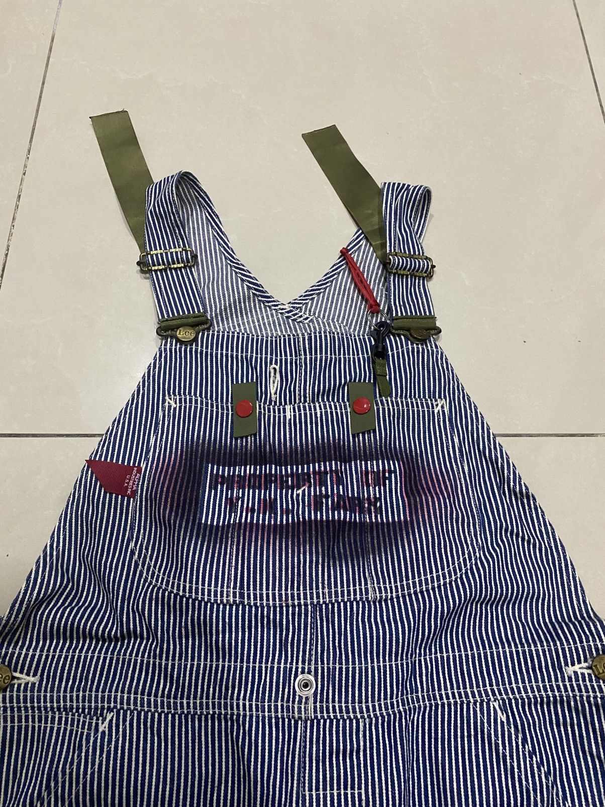 Lee Lee X Alpha Industries Super Rare Collection Overalls Size US 36 / EU 52 - 5 Thumbnail