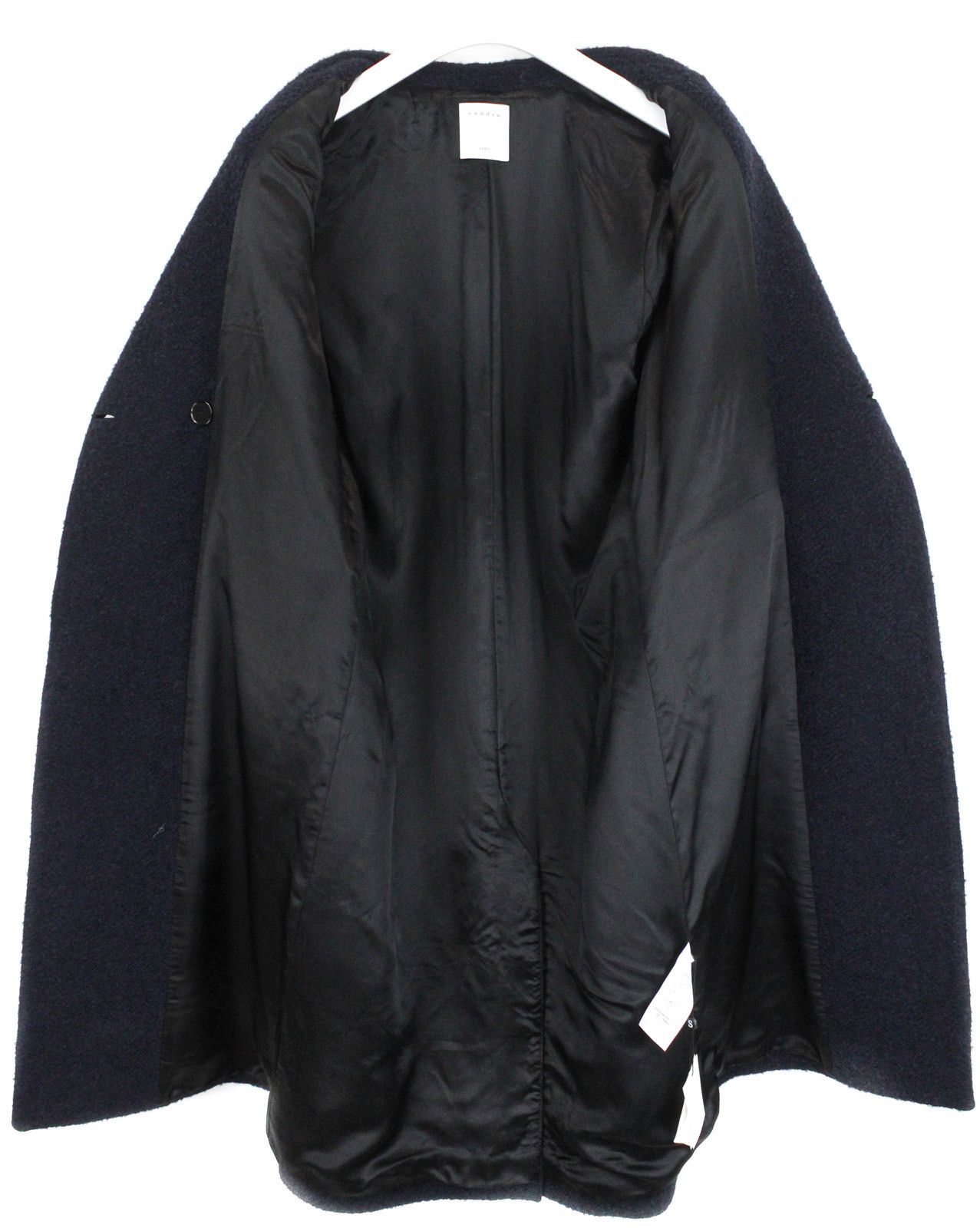 Sandro SANDRO For The Future Sergio Coat Women (EU) 40 Alpaca Wool Size L / US 10 / IT 46 - 4 Thumbnail