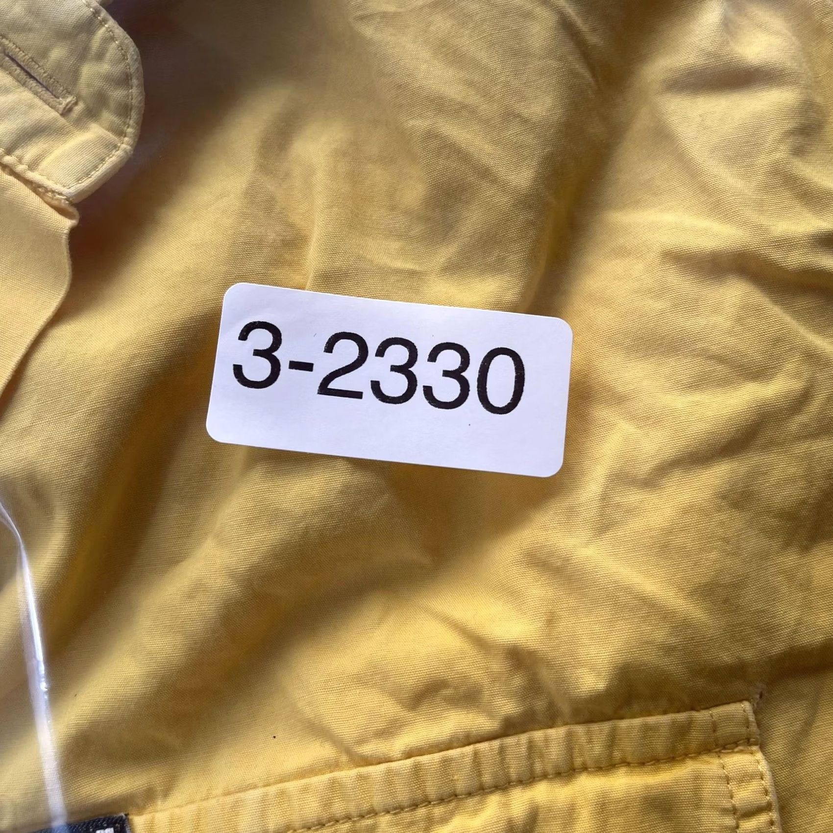 Vintage VINTAGE LCW Shirt Mens Large Yellow Solid Long Sleeve Button Up Casual Workwear Size US L / EU 52-54 / 3 - 8 Thumbnail