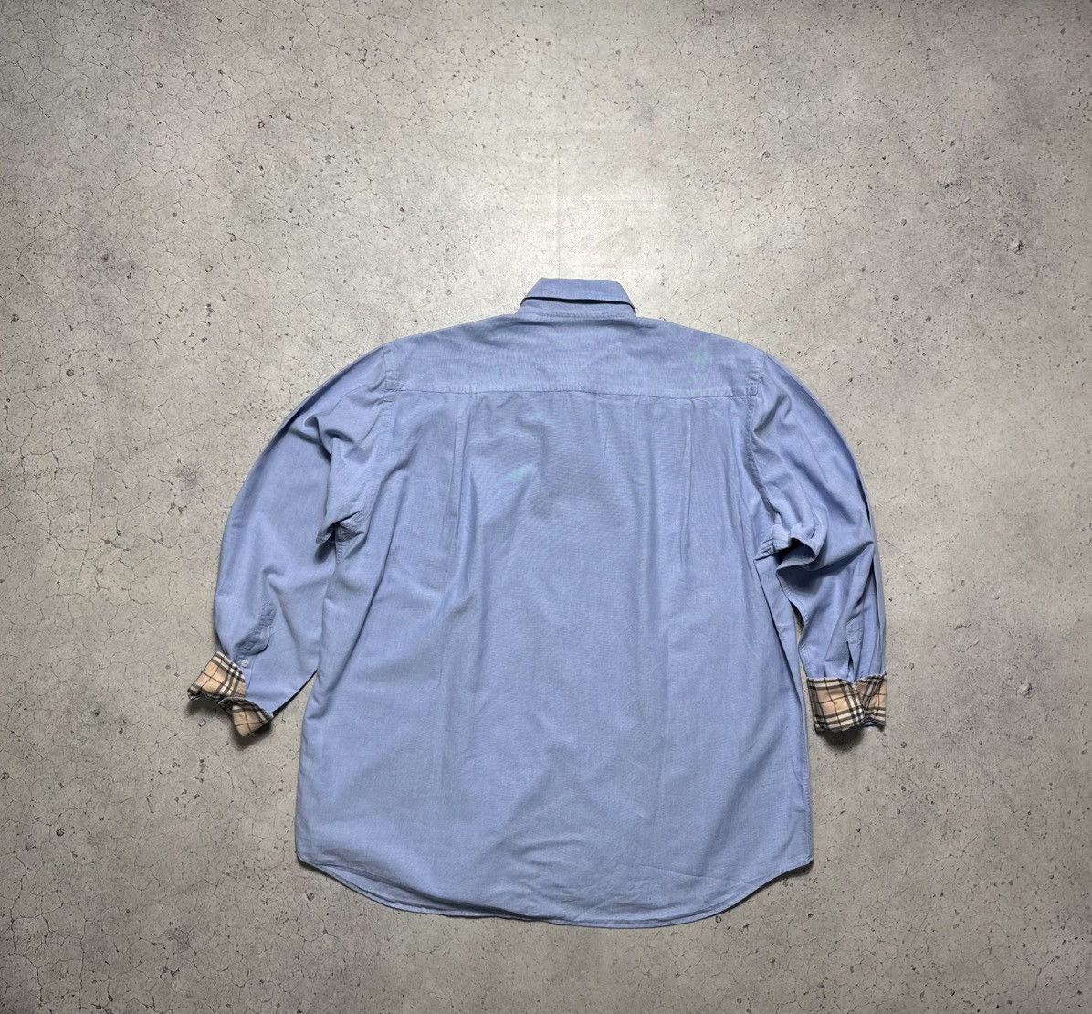 Burberry Burberry London Button Up Luxury Casual Blue Shirt Check Size US XL / EU 56 / 4 - 11 Thumbnail