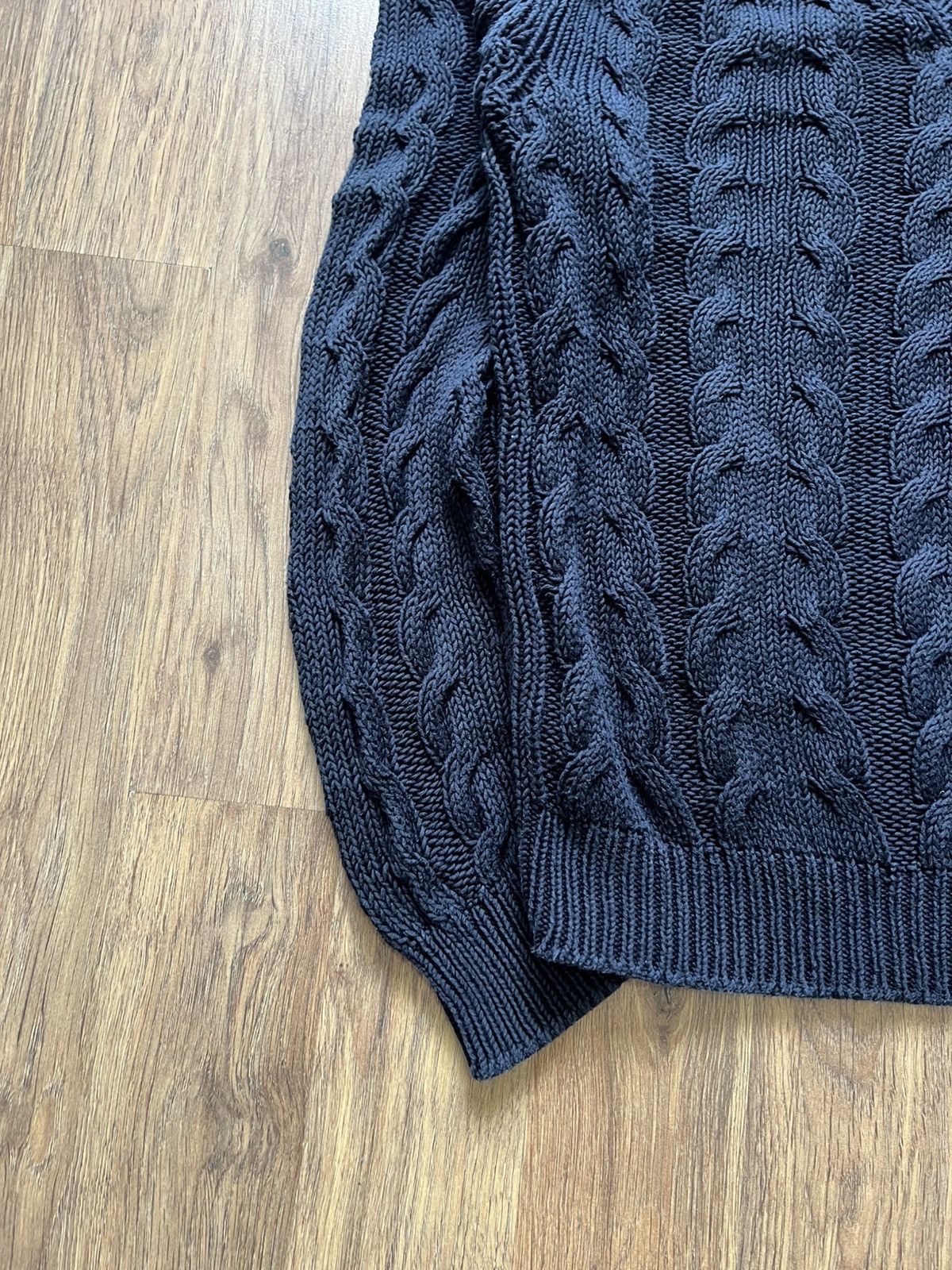 Ralph Lauren Purple Label Ralph Lauren Purple Label Cable Knit Sweater (Made in Italy) Size M / US 6-8 / IT 42-44 - 4 Thumbnail