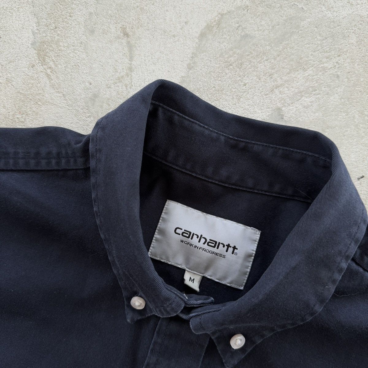 Carhartt × Vintage Vintage Carhartt Madison Button Ups Shirt Size M Navy Blue Size US M / EU 48-50 / 2 - 6 Thumbnail