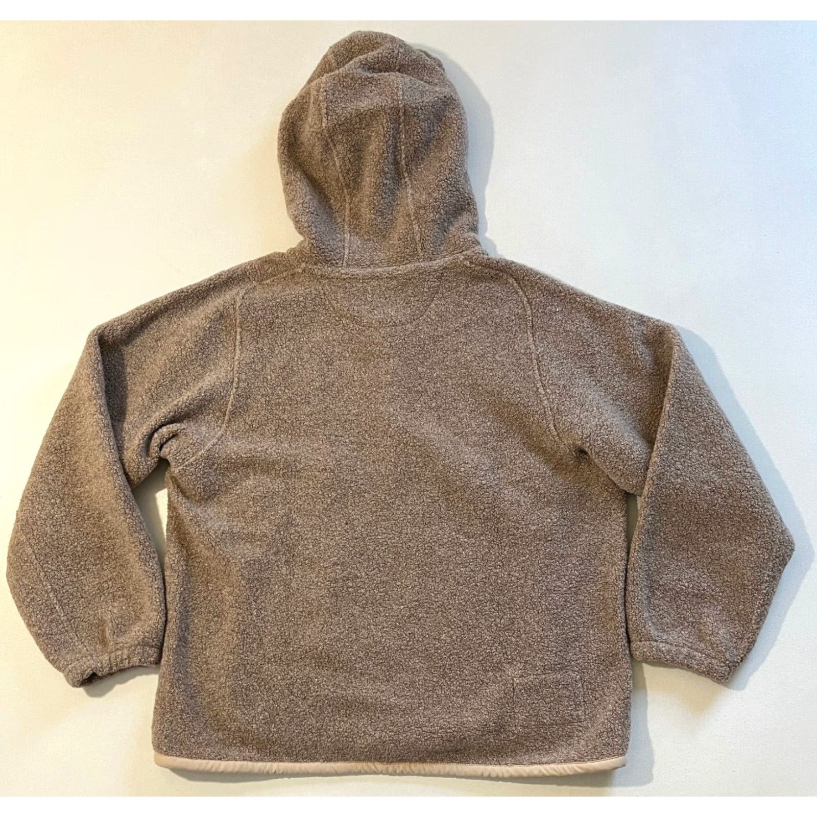 Outdoor Voices VINTAGE Outdoor Voices Hoodie Women's Mega Fleece Snap Up Sz M Beige Wool Blend Fleece Hooded Pockets 63% Wool, 24% Nylon, 13% Polyester Size M / US 6-8 / IT 42-44 - 4 Thumbnail