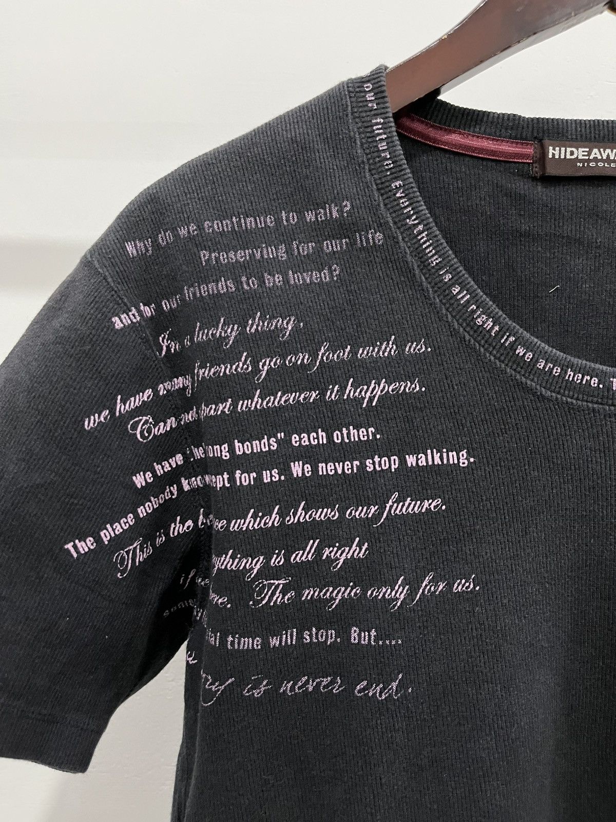 If Six Was Nine × Japanese Brand × KMRii Hidways poem vampire tee Size US S / EU 44-46 / 1 - 2 Thumbnail