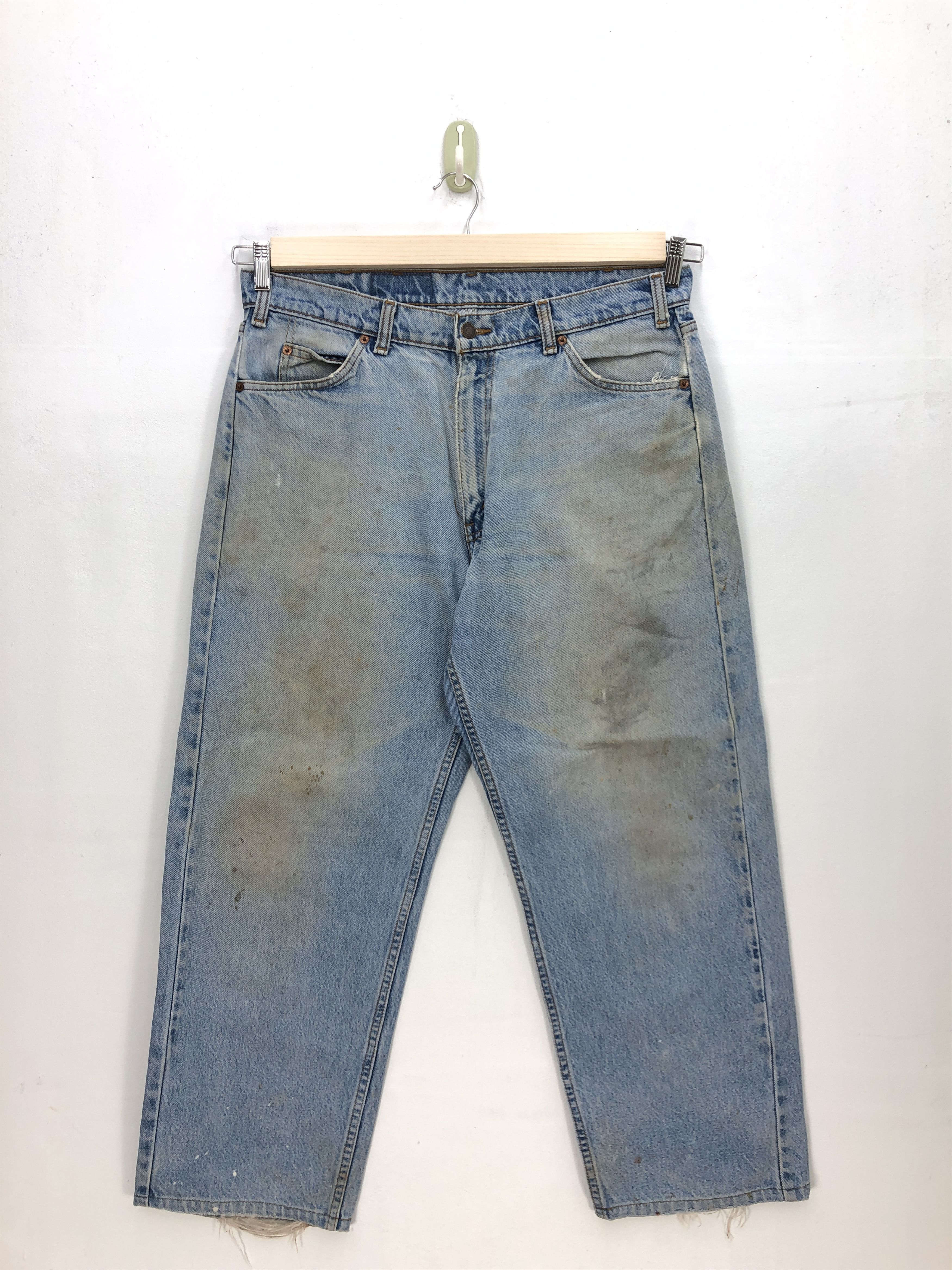 Levi's Vintage Levis Light Wash Jeans Orange Tab Levi's 665 Denim Size US 34 / EU 50 - 1 Thumbnail