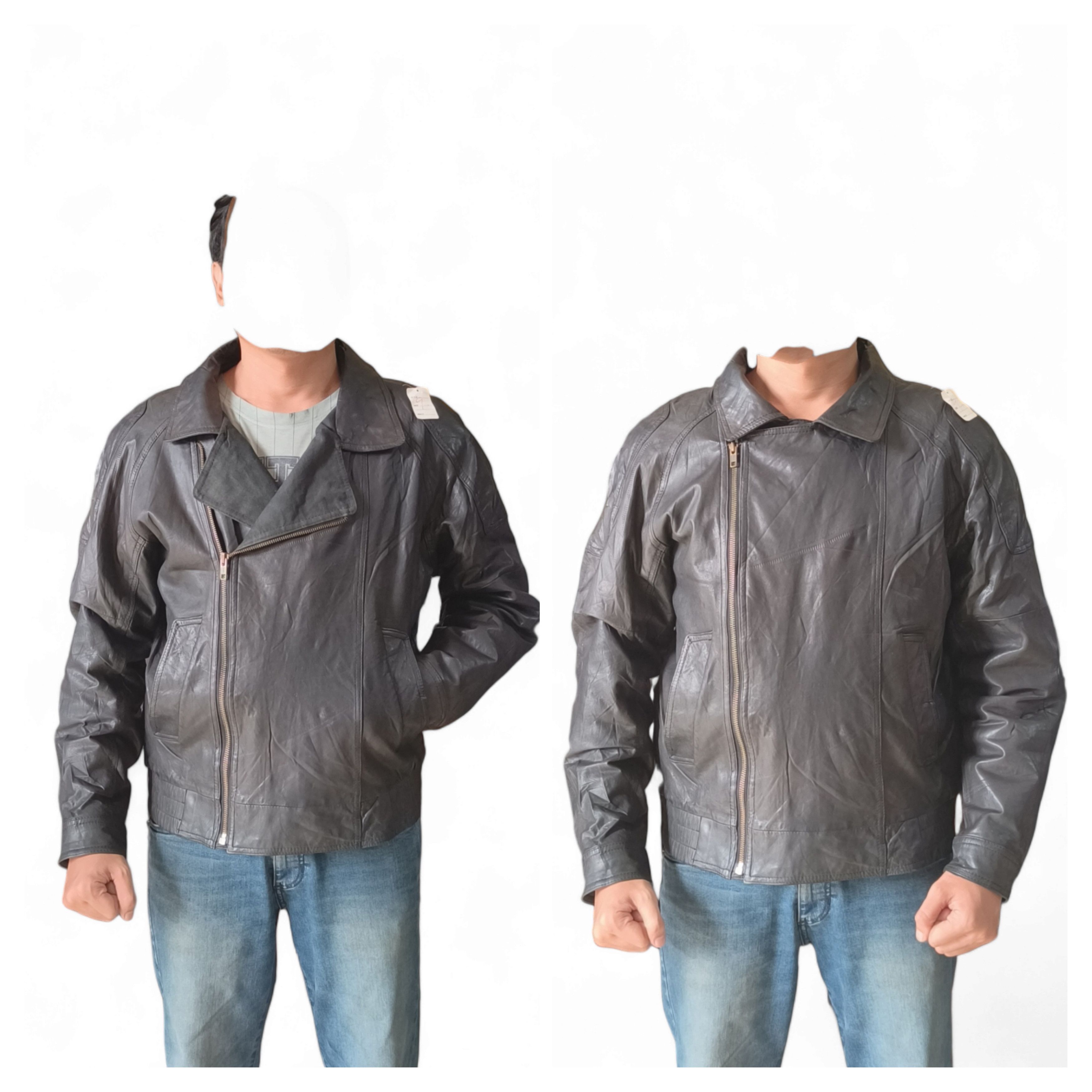 Other Vintage Deadstock Tannery West Ramones Style Leather Jacket Size US L / EU 52-54 / 3 - 9 Thumbnail