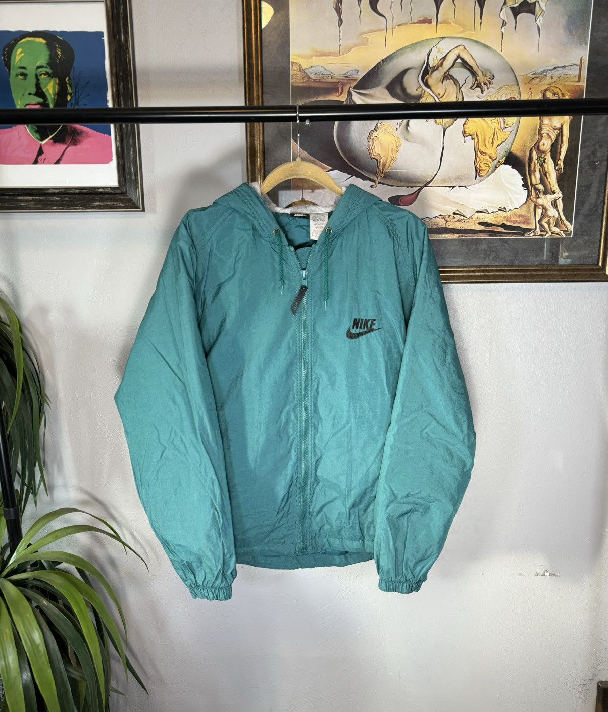Nike × Vintage Vintage Nike Big Swoosh Jacket Size US M / EU 48-50 / 2 - 1 Thumbnail