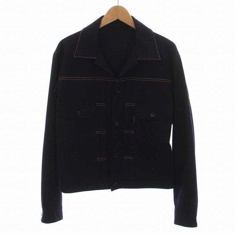 image of Yohji Yamamoto Jacket Blouson in Navy, Men's (Size 2XL)