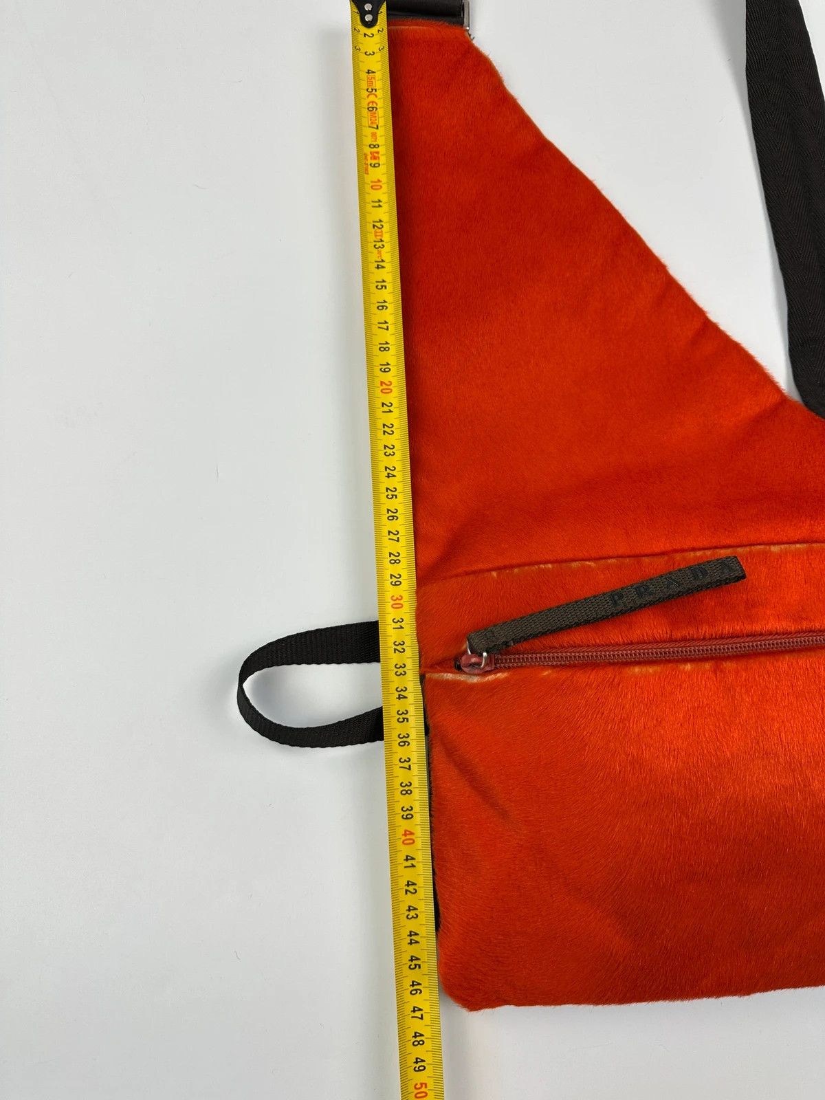 Prada Prada Milano FW99 Orange Fur Holster Chest Sling Bag Size ONE SIZE - 16 Thumbnail