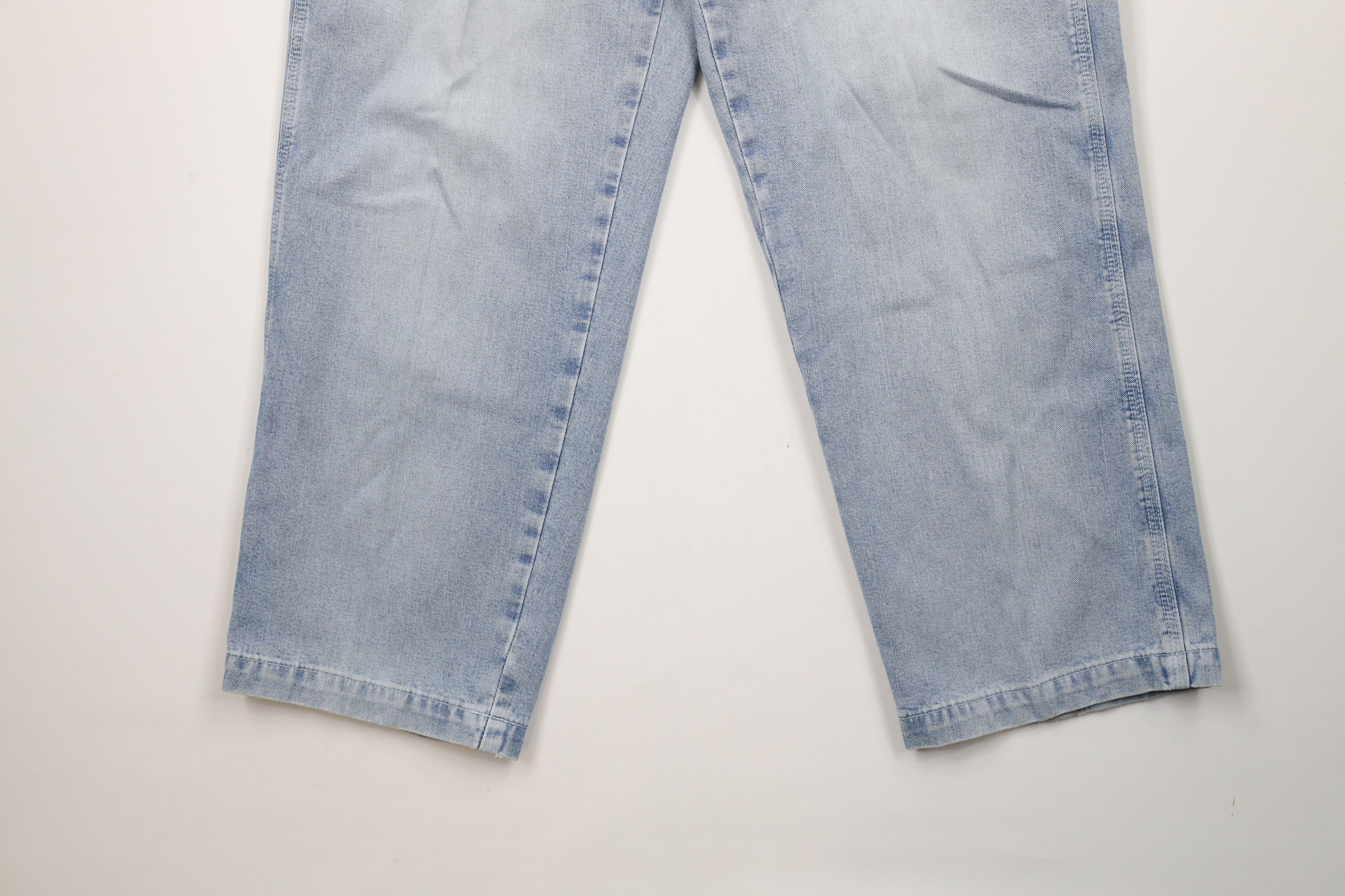 Tommy Hilfiger × Vintage Vintage 90s Y2K Tommy Hilfiger Baggy Wide Leg Dungaree Jeans Size 36" / US 14 / IT 50 - 4 Thumbnail