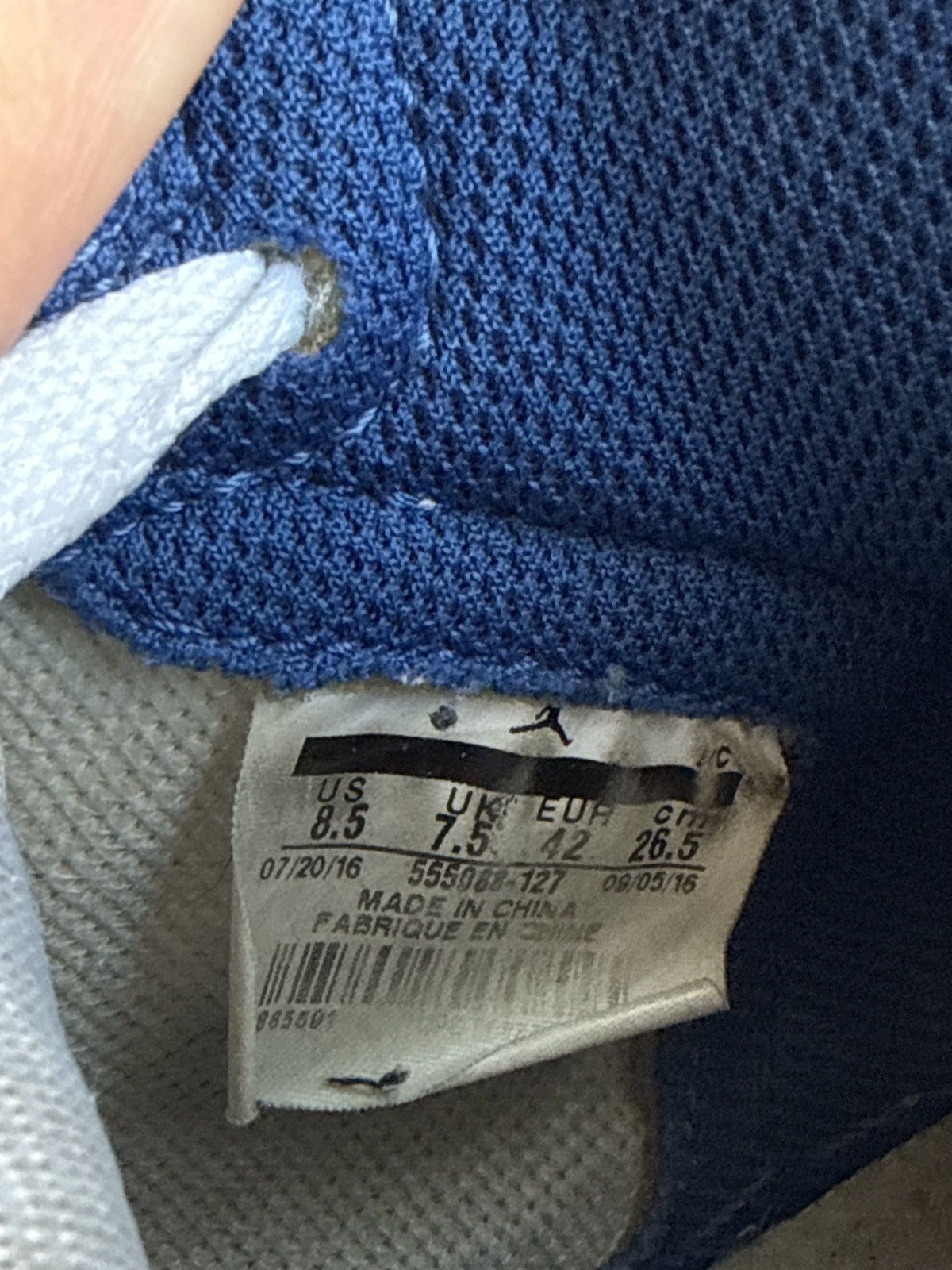Jordan Brand Storm Blue Air Jordan 1 Size US 8.5 / EU 41-42 - 6 Thumbnail
