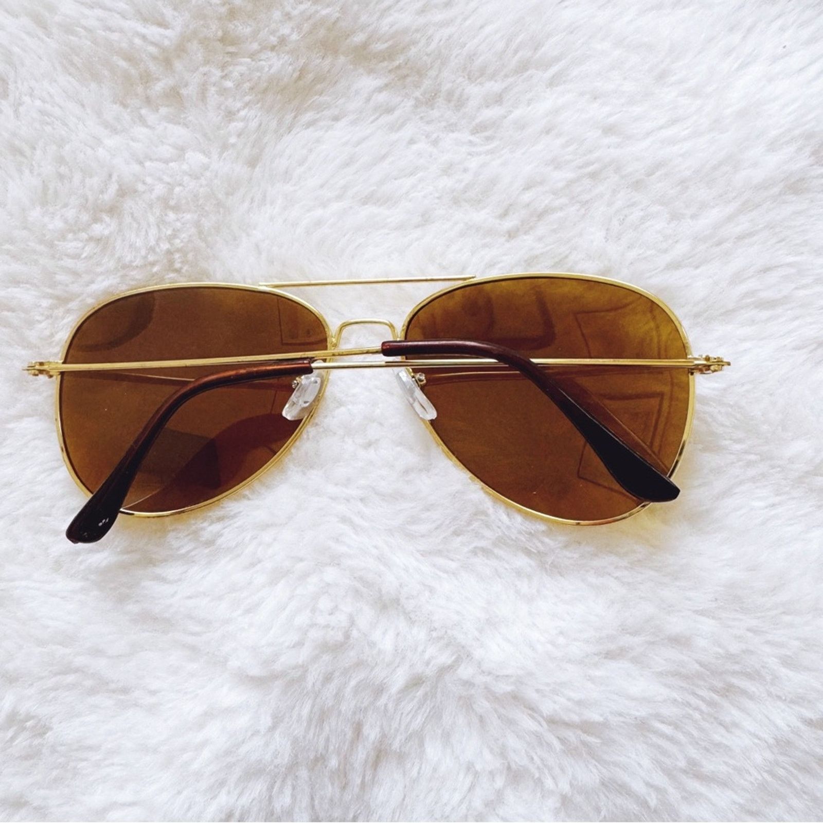 Other Elsie Gold Polarized Aviator Classic Sunglasses Size ONE SIZE - 7 Thumbnail
