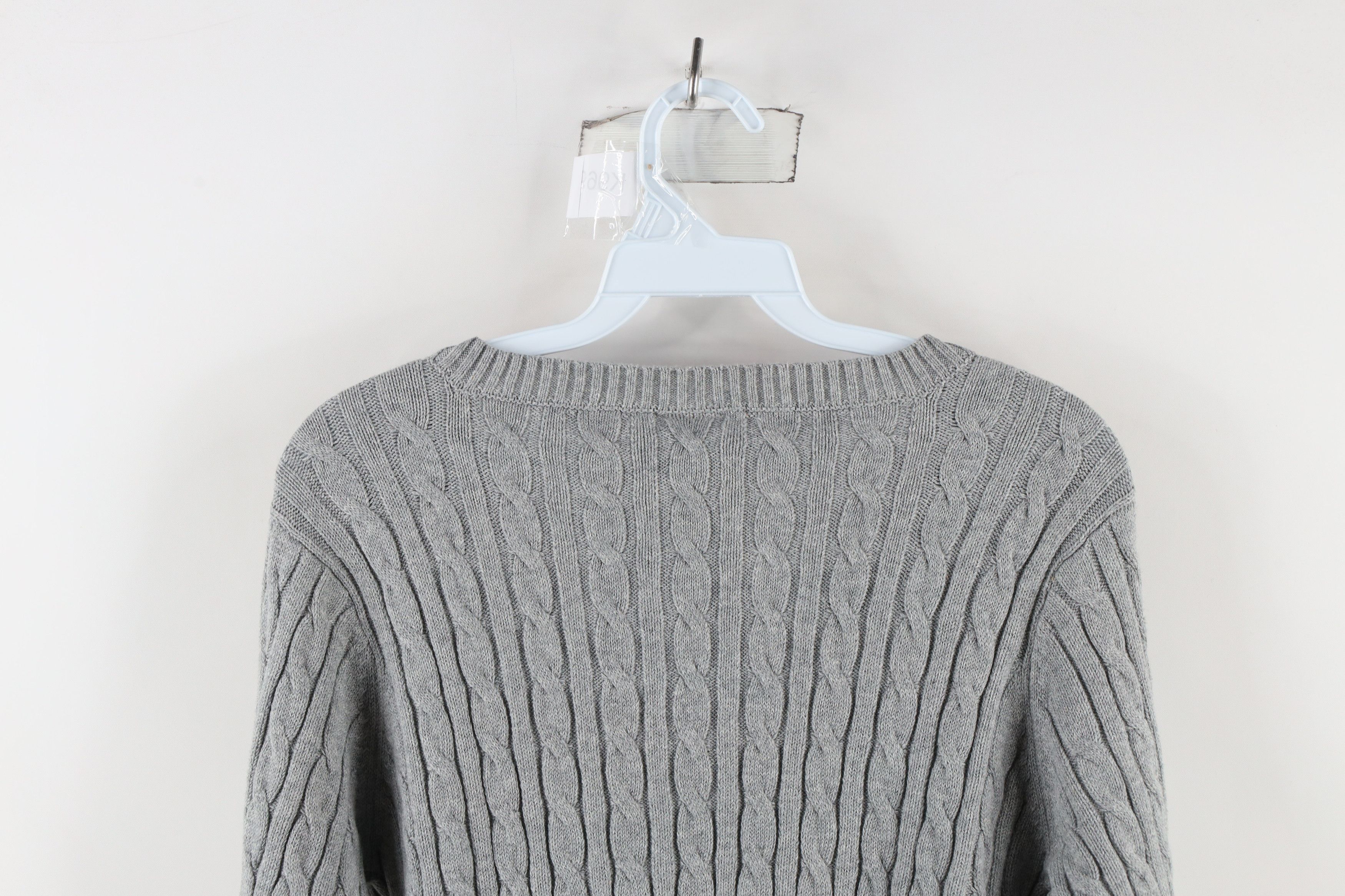Vintage Deadstock Vintage of Michigan Block M Cable Knit Sweater Size XL / US 12-14 / IT 48-50 - 11 Thumbnail