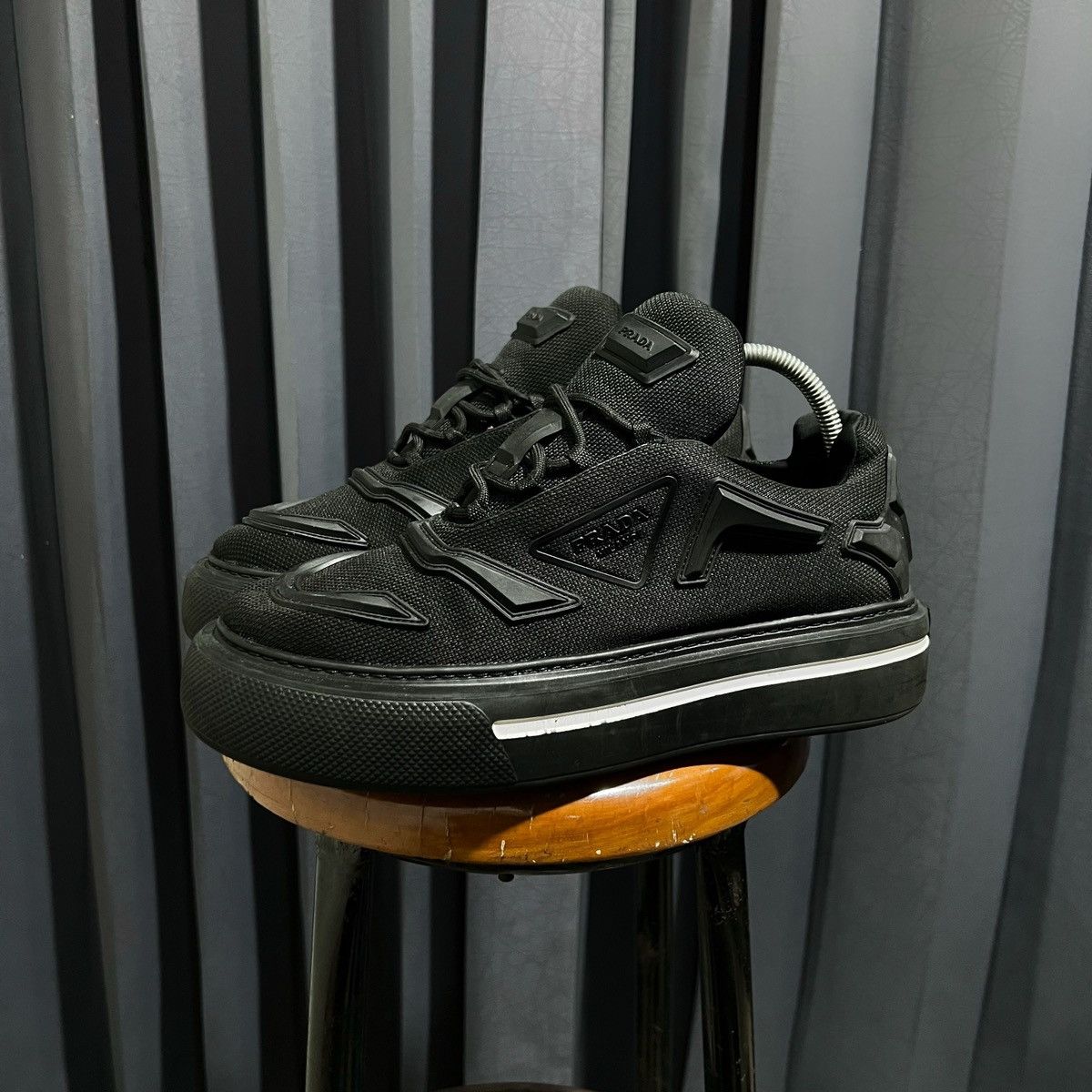 Prada Prada Milano Mesh Sneakers Black Size US 8 / EU 41 - 1 Thumbnail