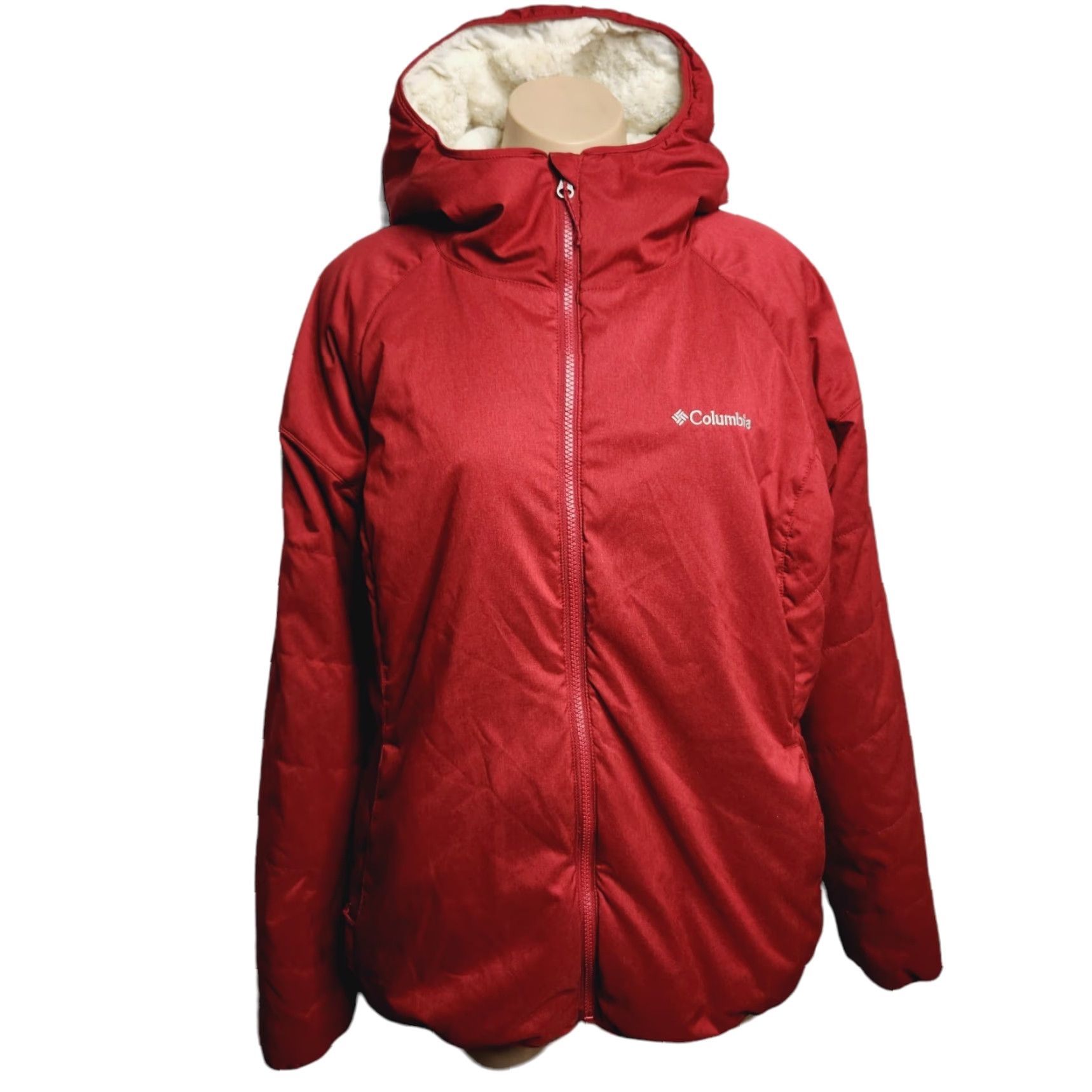 Vintage Columbia Women's Jacket XL Red Kruser Ridge II Plush Size XL / US 12-14 / IT 48-50 - 2 Thumbnail