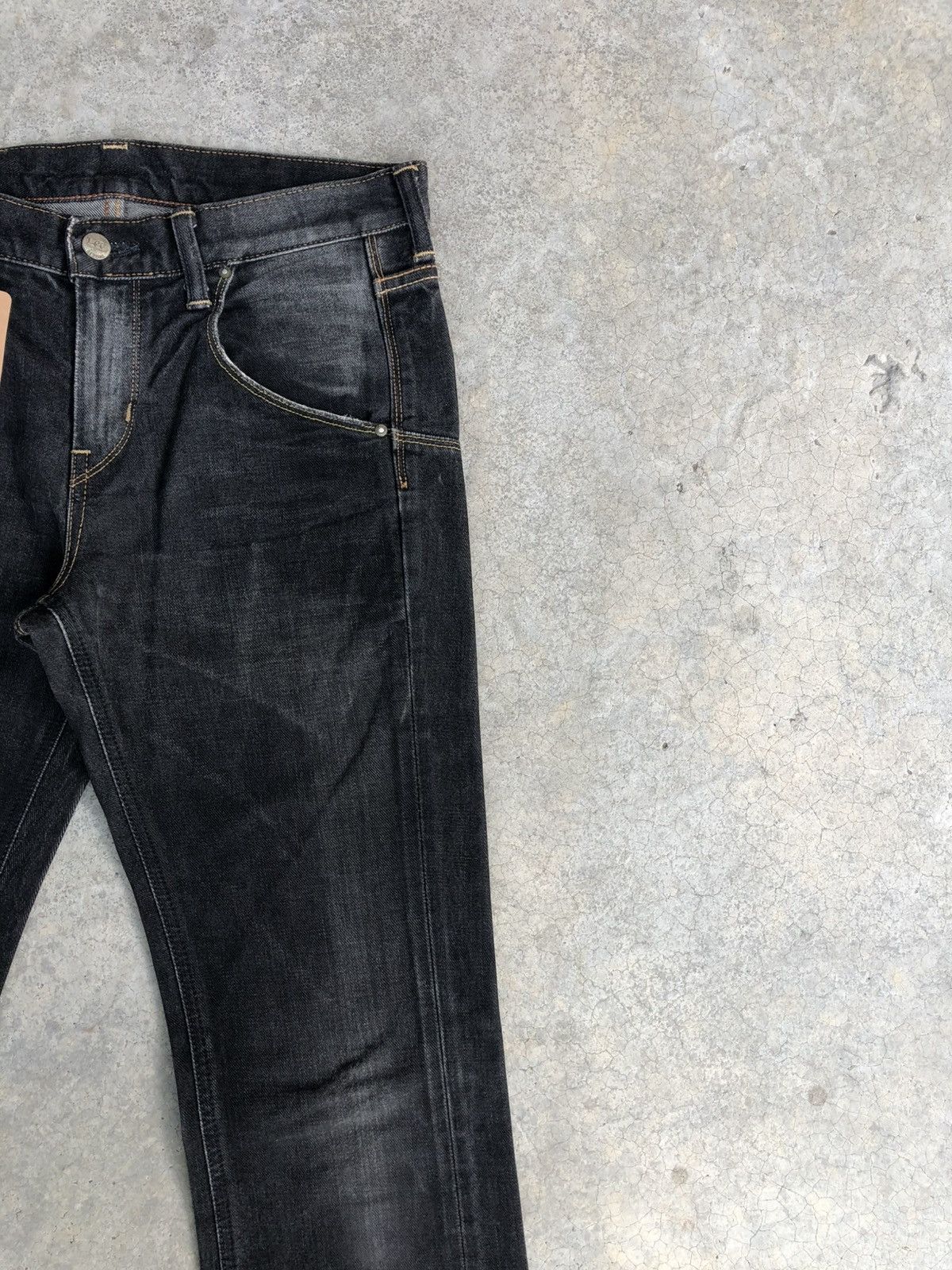 If Six Was Nine Japanese Lee Flared Jeans Bootcut Distressed Jeans Size US 31 - 5 Thumbnail