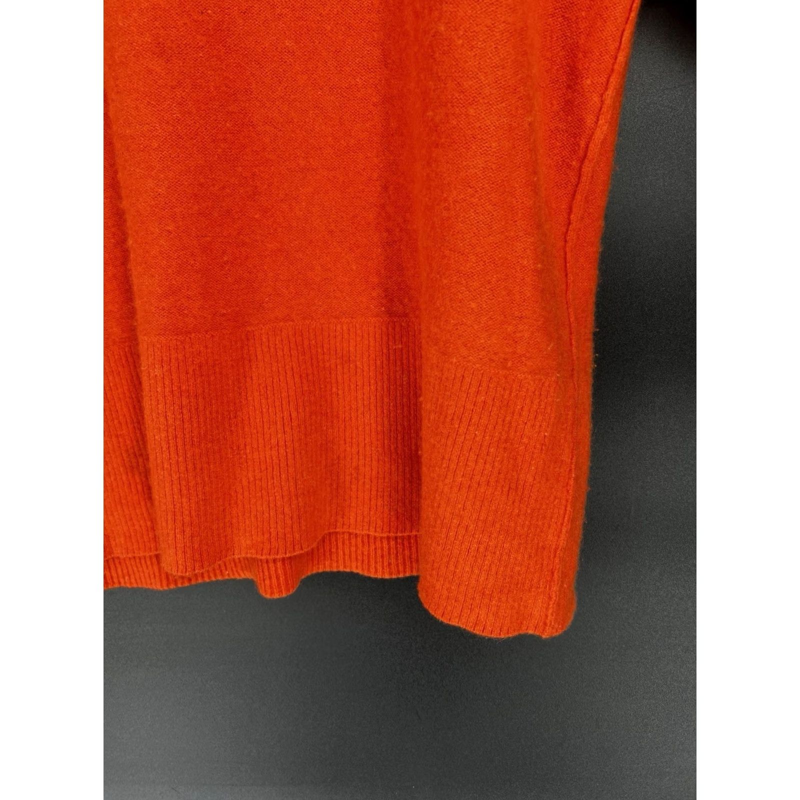 Free People Free People Easy Street Pullover Sweater XS Orange Long Sleeve Mock Neck Womens Knit Solid All Seasons Fall Spring Summer Winter Size XS Size XS / US 0-2 / IT 36-38 - 6 Thumbnail
