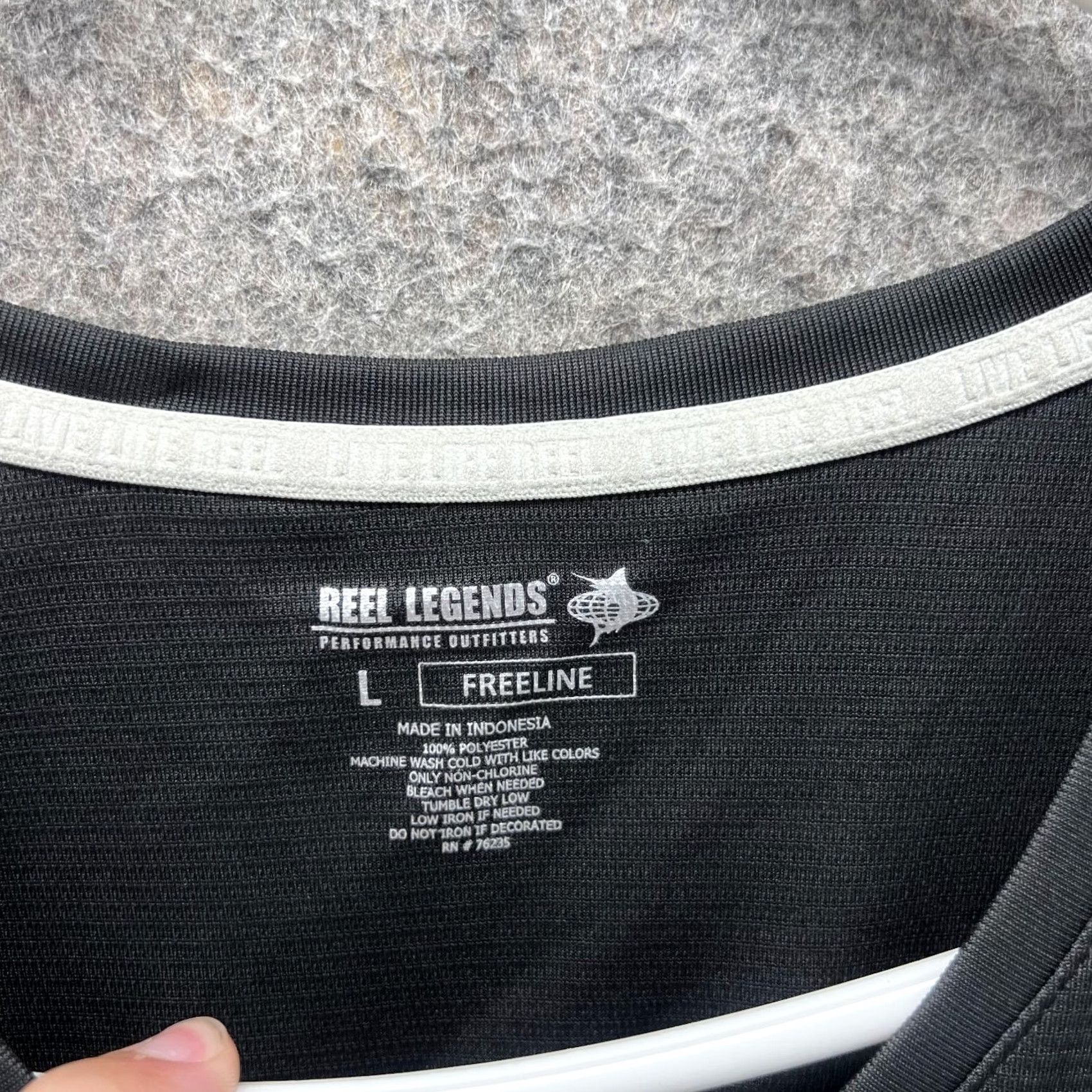 Vintage Reel Legends Shirt Women Large Black Athletic Size L / US 10 / IT 46 - 5 Thumbnail