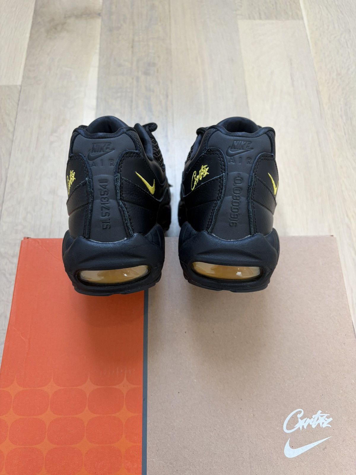 Nike Nike x Corteiz Air Max 95 SP Honey Blacks CRTZ FB2709-003 Size US 9.5 / EU 42-43 - 16 Thumbnail