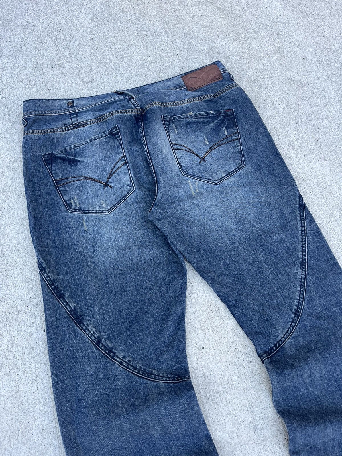 JNCO × Japanese Brand × Vintage Vintage 00’s SYN Hip-Hop Baggy Jeans Size US 40 / EU 56 - 12 Thumbnail