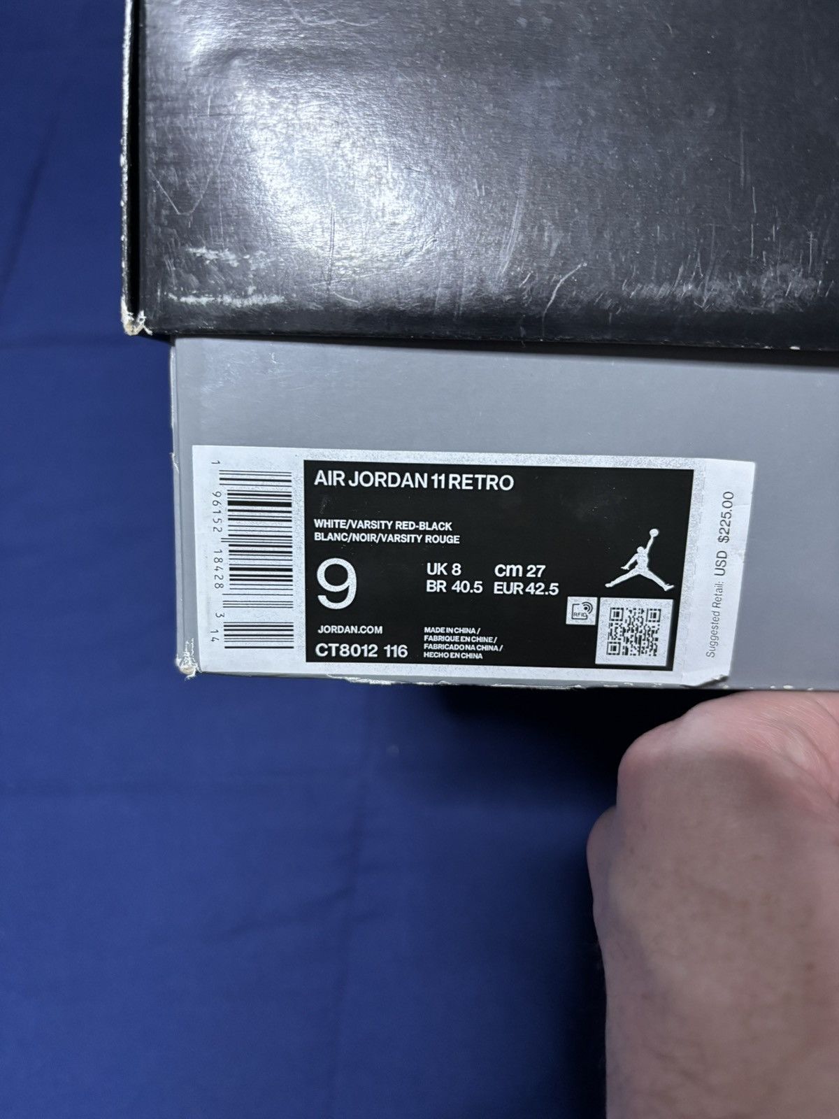 Jordan 11 Retro High Cherry 2022 Size 9