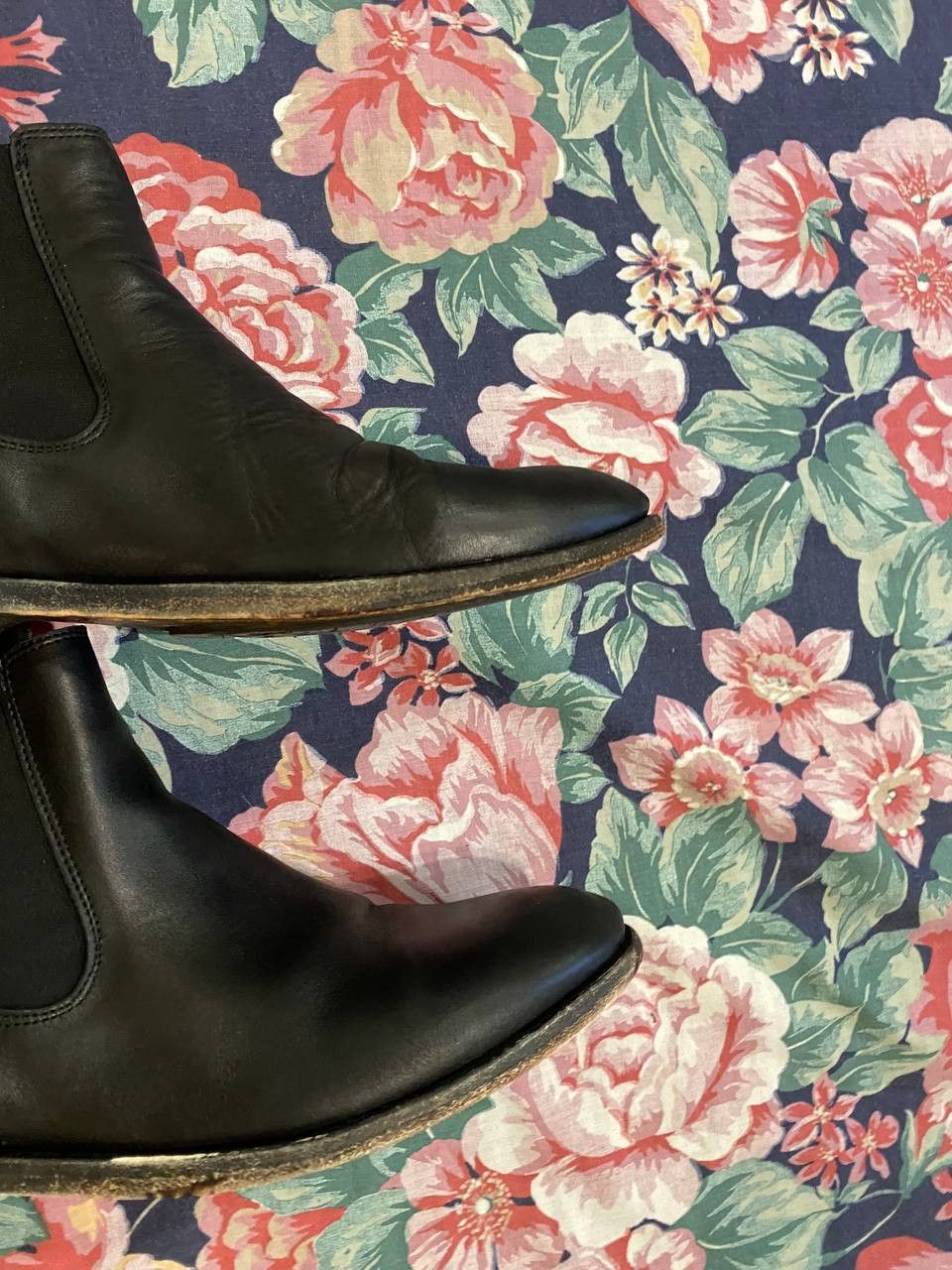 Barbour Black Leather Boots Barbour logo Y2K Vintage Size US 9 / EU 42 - 9 Thumbnail