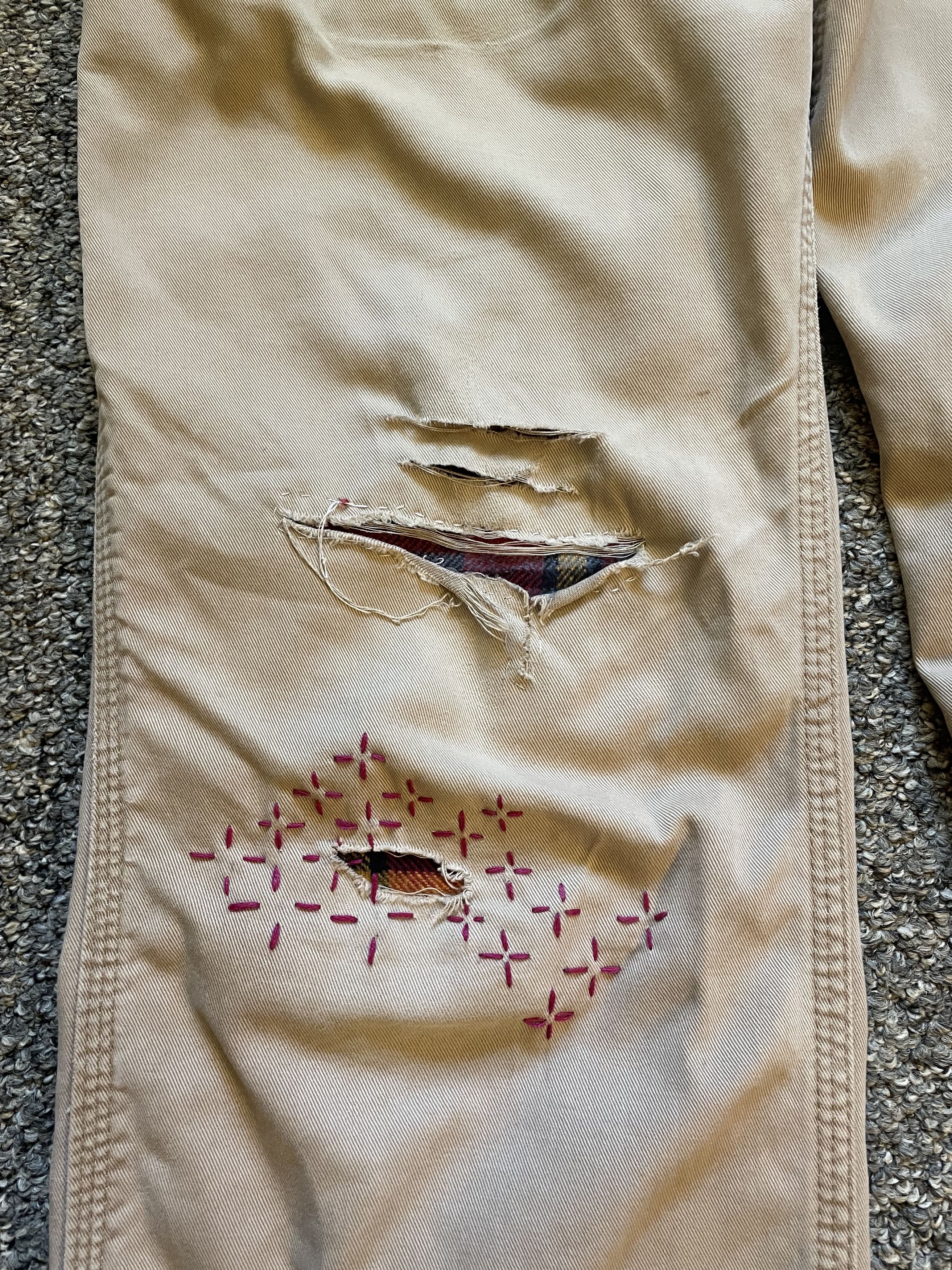 Carhartt Carhartt Sashiko-Stitched Twill Pants Size US 32 / EU 48 - 3 Thumbnail