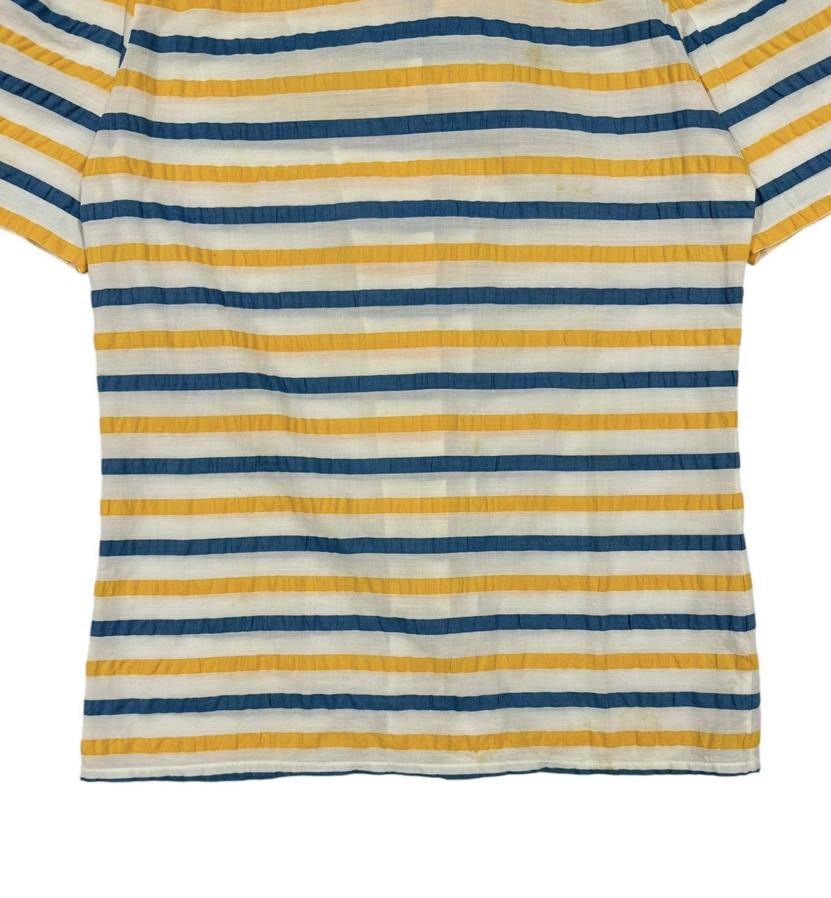 Christian Dior Monsieur × Vintage Vtg🔥Christian Dior Pret-A-Porter Striped Wrickle Shirt Size S / US 4 / IT 40 - 8 Thumbnail