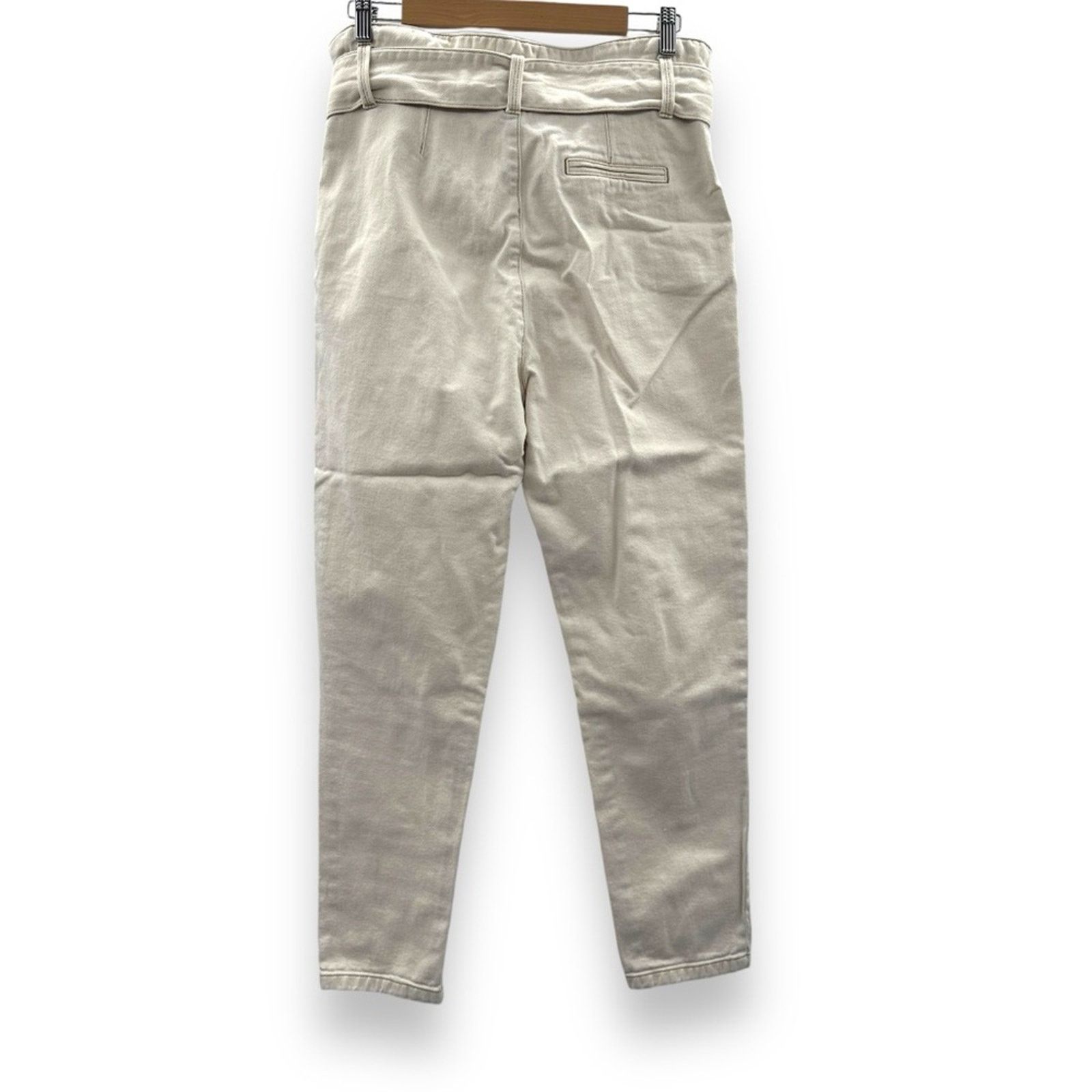Sezane Sezane Austin Trousers High Waisted Tie Ankle Pants Sz 38 Size 31" - 6 Thumbnail