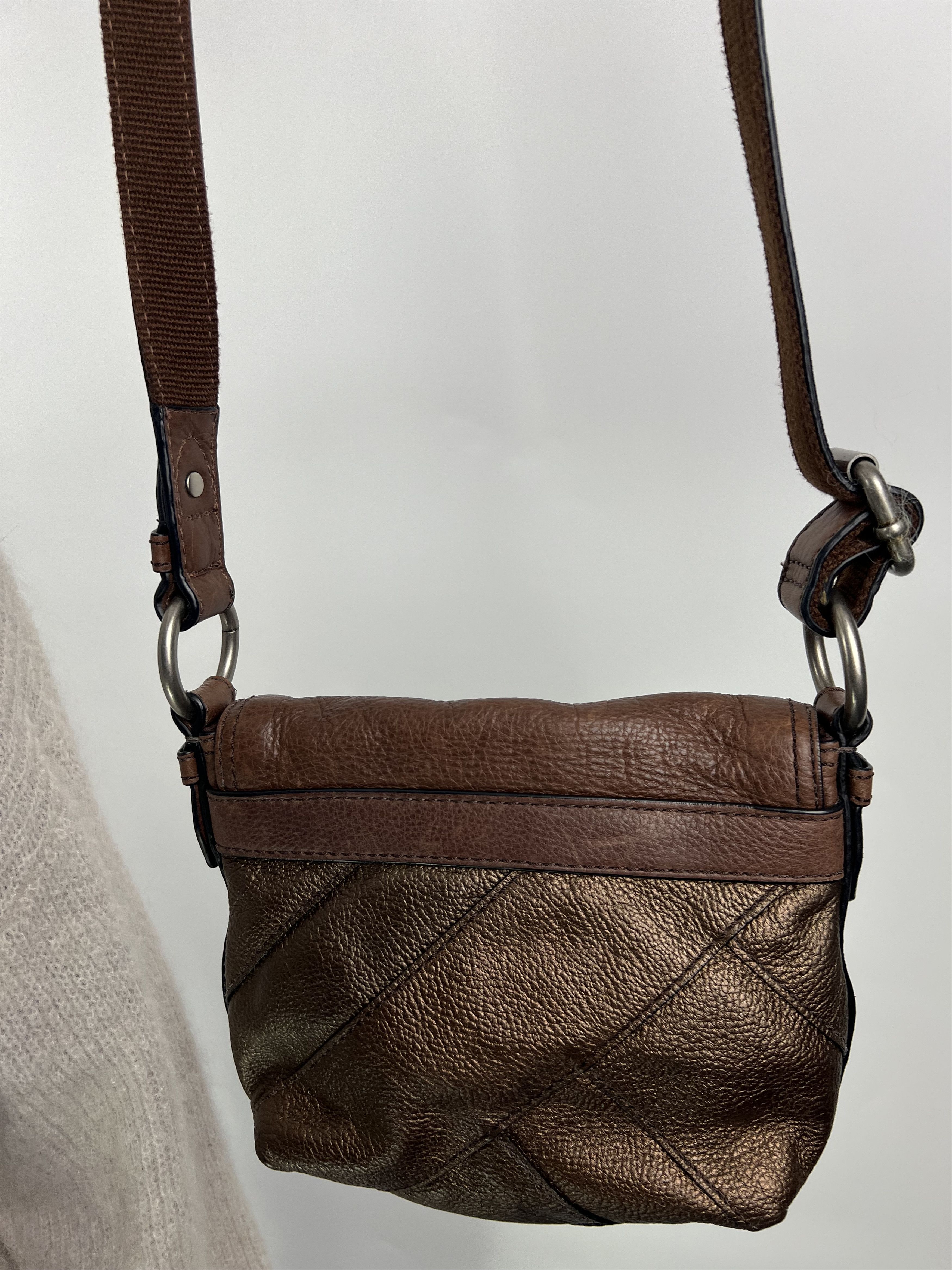 Fossil Fossil Brown Leather Crossbody Bag Size ONE SIZE - 3 Thumbnail