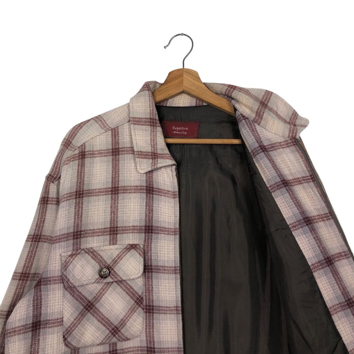 Flannel × Japanese Brand × Vintage Vintage Flannel Shirt Jacket Ralph Eton Tartan Design Check Size US M / EU 48-50 / 2 - 13 Thumbnail