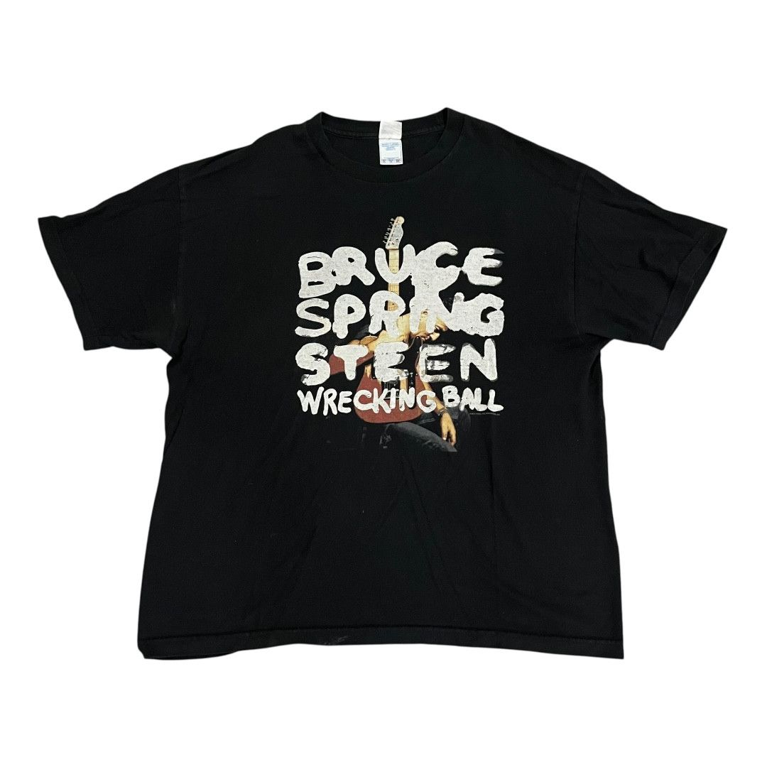 Band Tees × Vintage VINTAGE Bruce Springsteen Wrecking Ball Tour T Shirt Size US XL / EU 56 / 4 - 1 Thumbnail