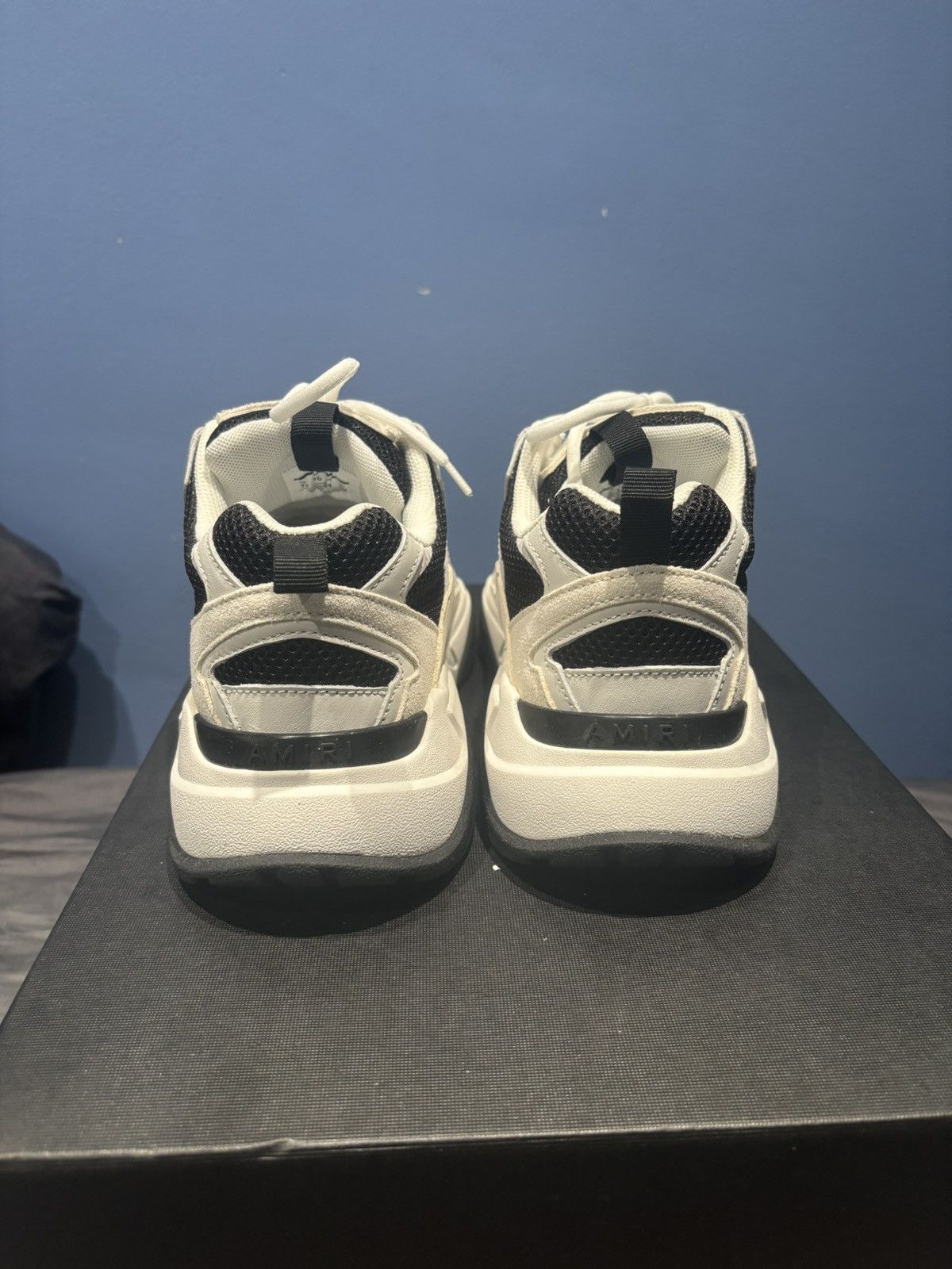 Amiri Amiri Bone Runner White Black Size US 11 / EU 44 - 7 Thumbnail