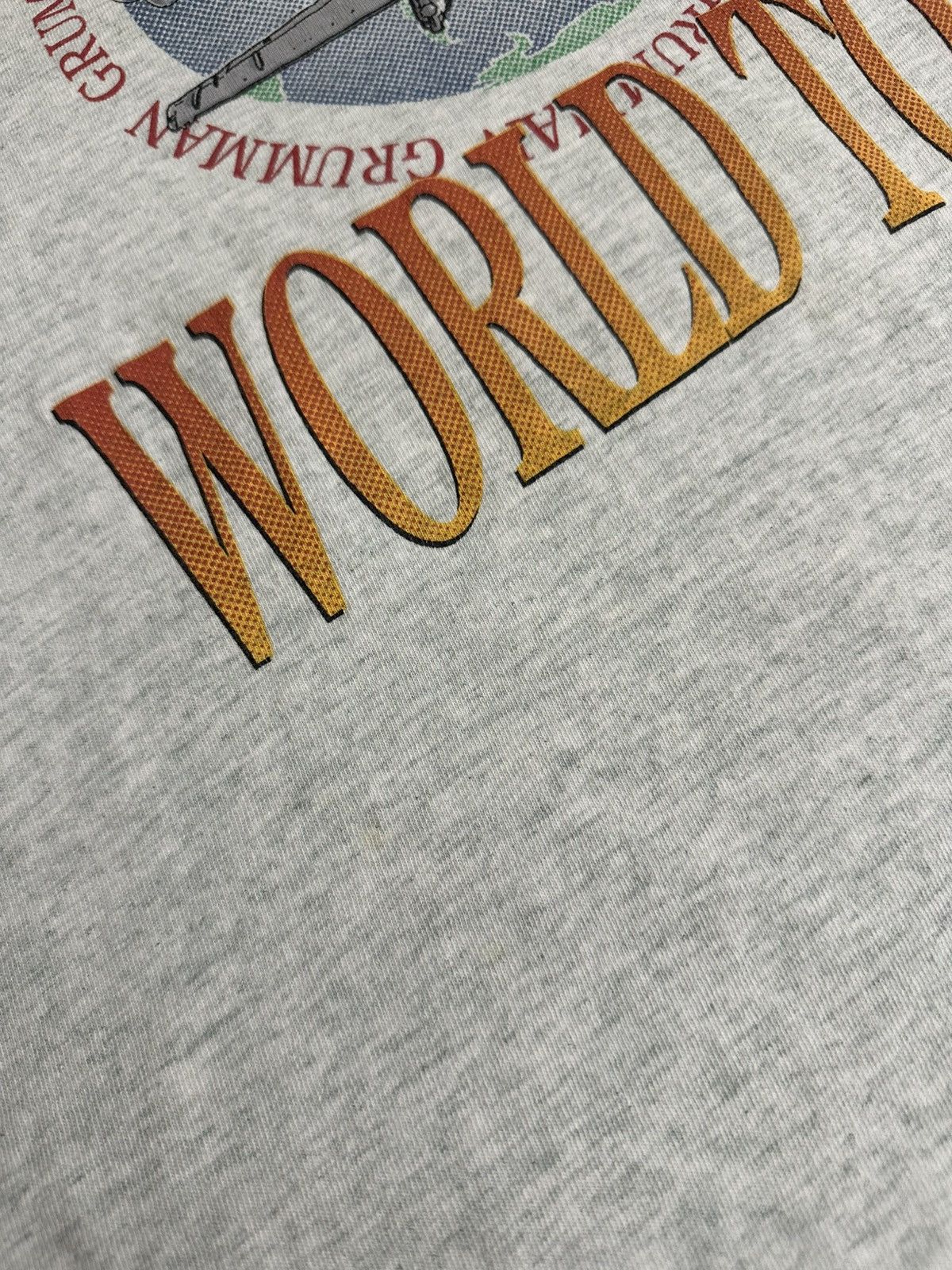 Band Tees × Vintage Vintage 90s Intruder Prowler World Tour Grumman Aerospace Size US L / EU 52-54 / 3 - 7 Thumbnail