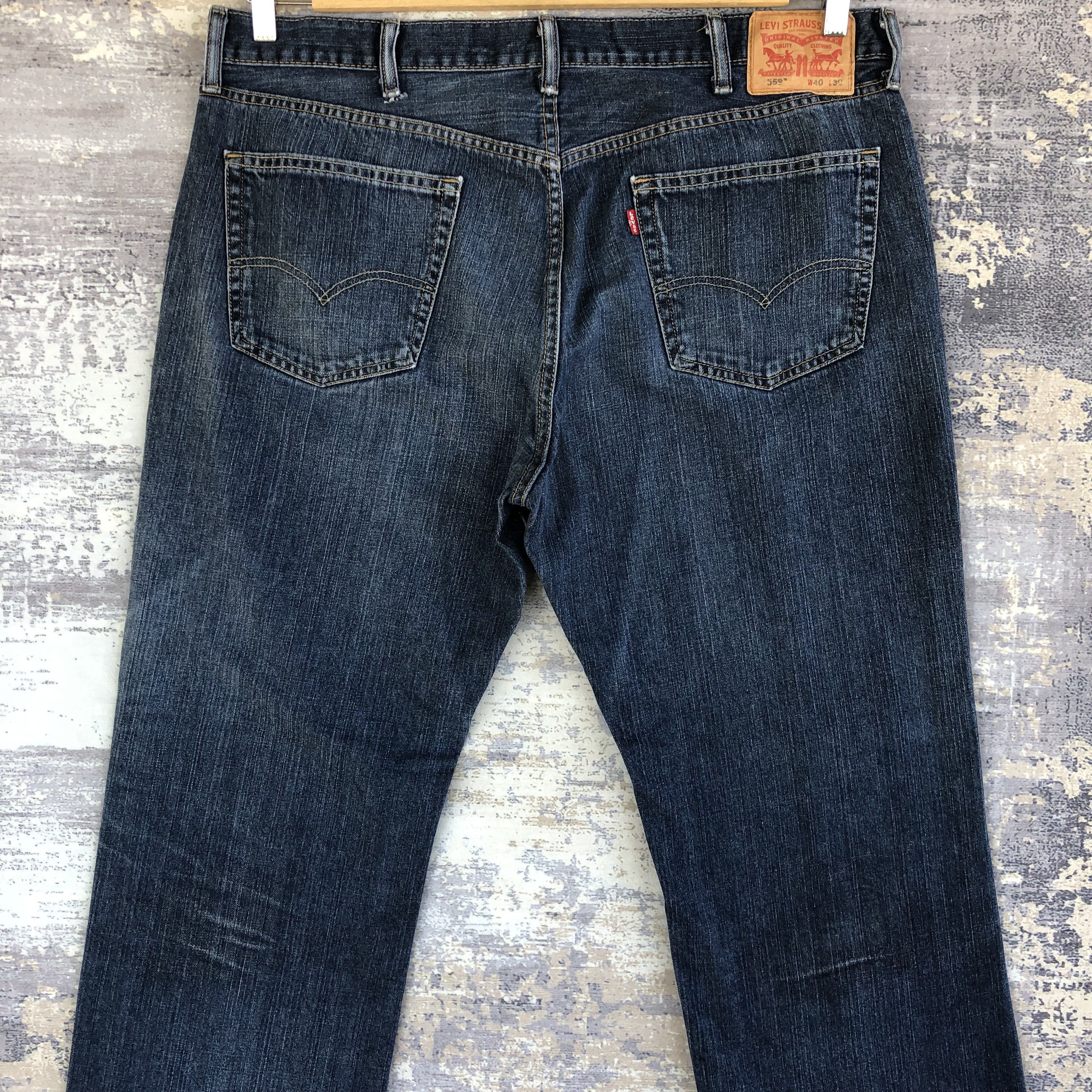 Levi's Vintage Levis 559 Baggy Faded Jeans Levi's Stonewash Denim Size US 38 / EU 54 - 4 Thumbnail