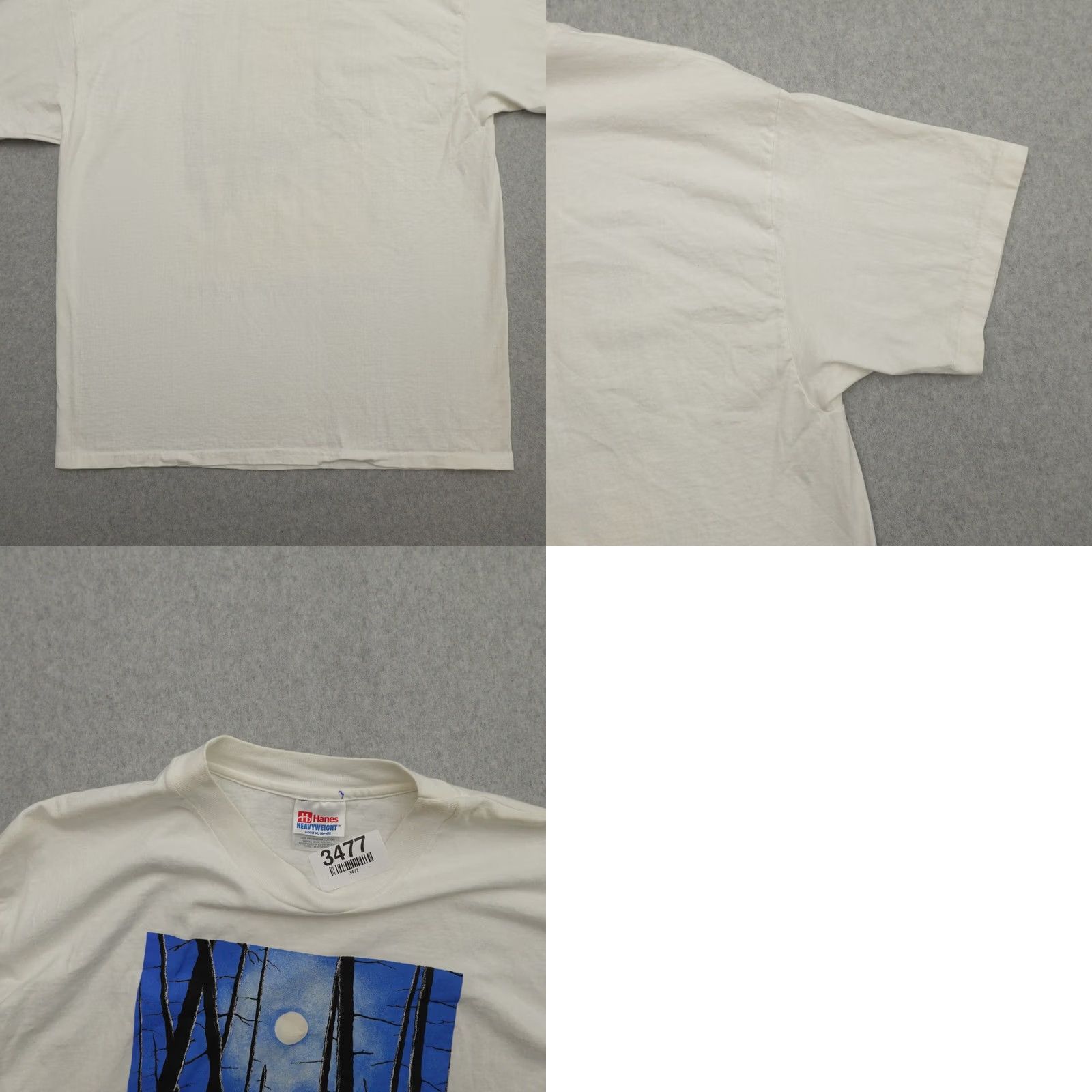 Hanes HANES VTG 90s T-Shirt Adult XL White Size US XL / EU 56 / 4 - 9 Thumbnail