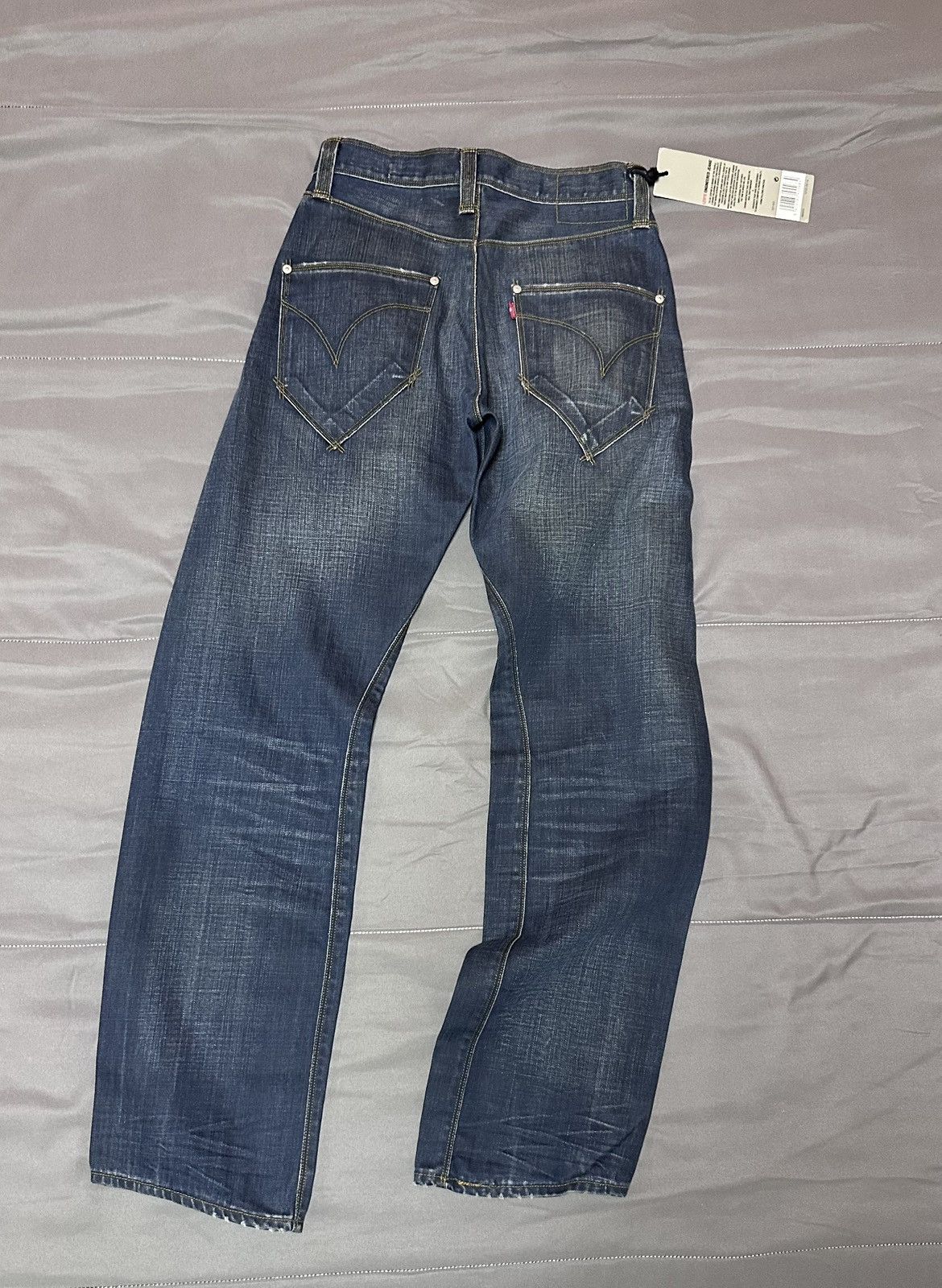 Levi's Vintage Clothing Levi’s Engineered Jeans “Guys Iconic” Brutal Blue NOS Size US 27 - 3 Thumbnail