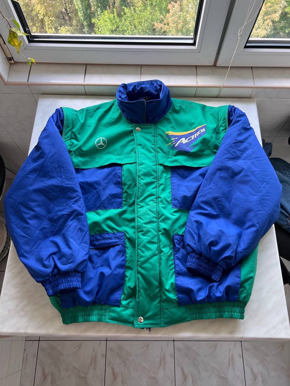 Mercedes-Benz Vintage Mercedes Benz Actros Trucks Racing Jacket Vest 90s Size US XL / EU 56 / 4 - 13 Thumbnail