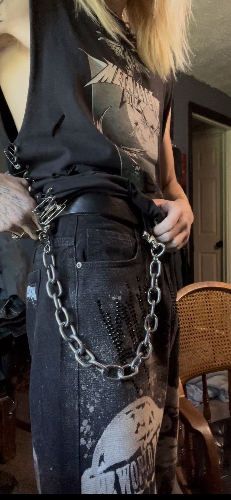 Other Warlocks Workshop ~ Brutalist Chain Size ONE SIZE - 3 Thumbnail