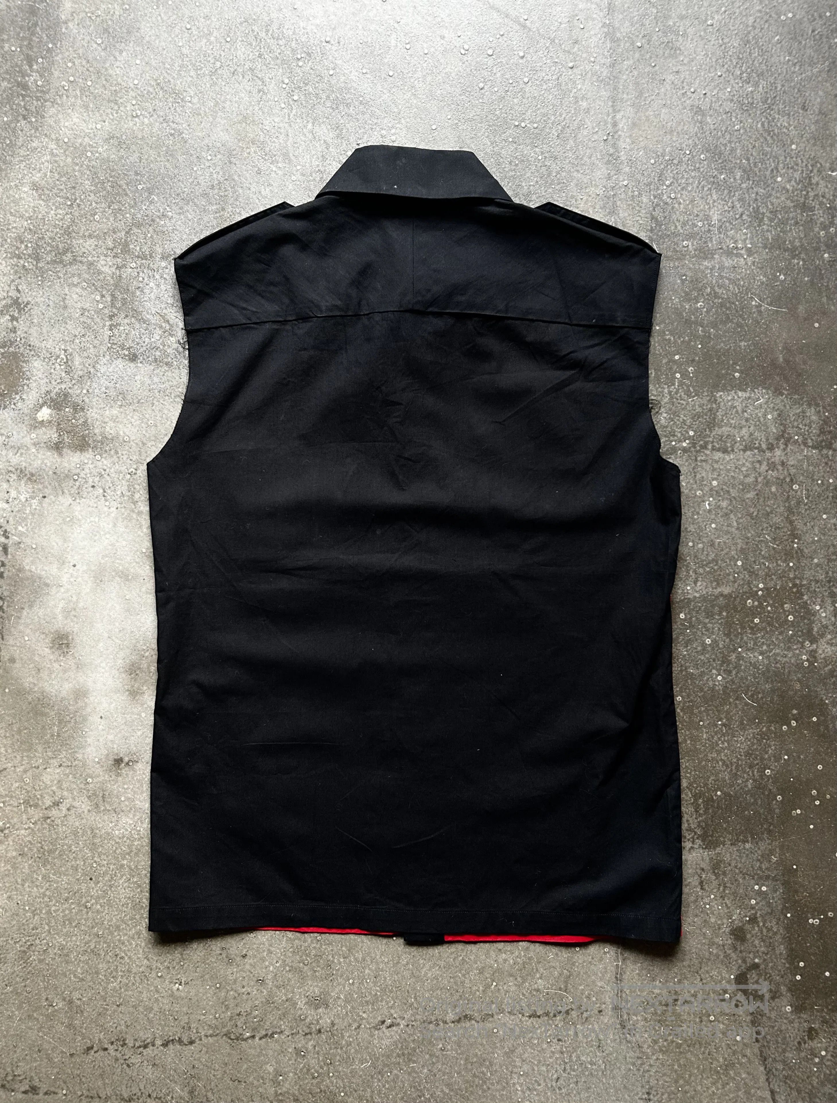 Number (N)ine Number (N)ine 04 Dream Red Black Vest Shirt. Size US M / EU 48-50 / 2 - 2 Thumbnail