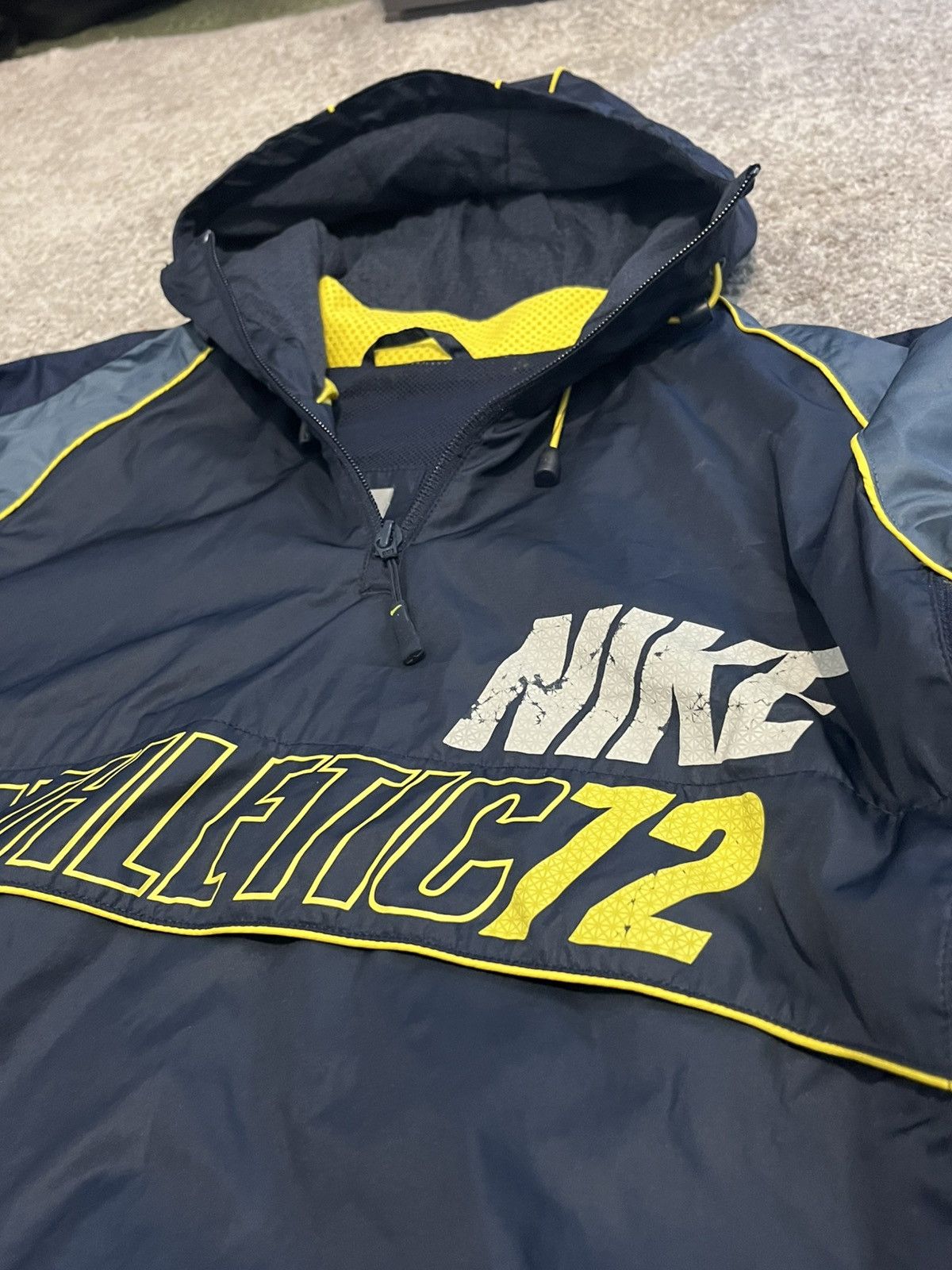 Nike Nike Athletic 72 Anorak Windbreaker Jacket XL Y2K Vintage Size US M / EU 48-50 / 2 - 1 Thumbnail