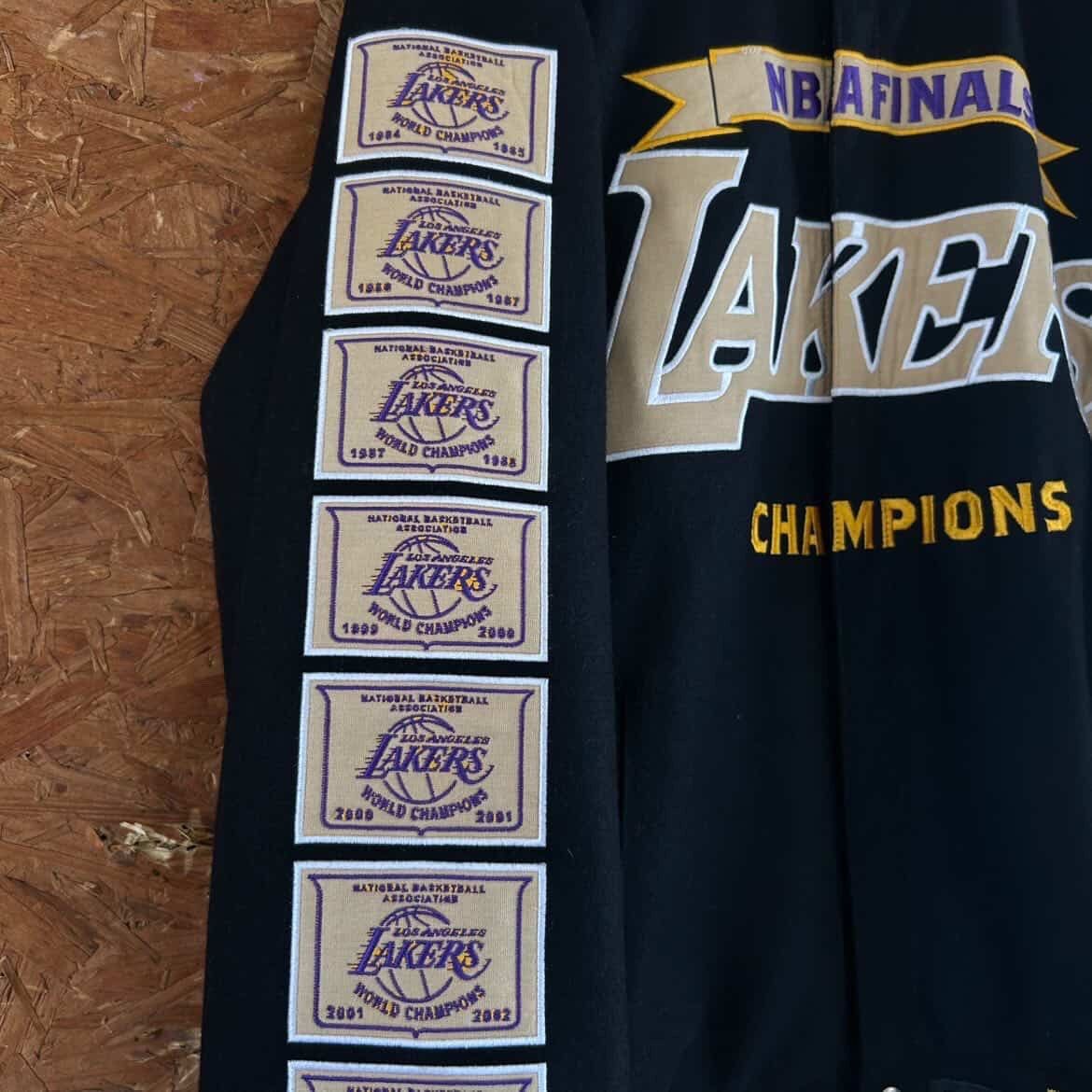 Jeff Hamilton RARE LA Lakers NBA Champions Reversible Jacket Jeff Hamilton Size US L / EU 52-54 / 3 - 6 Thumbnail