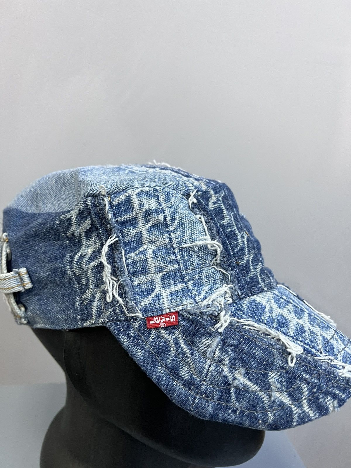Levi's VINTAGE REWORKED PATCHWORK JUNYA WATANABE STYLE CAP HAT Size ONE SIZE - 2 Thumbnail