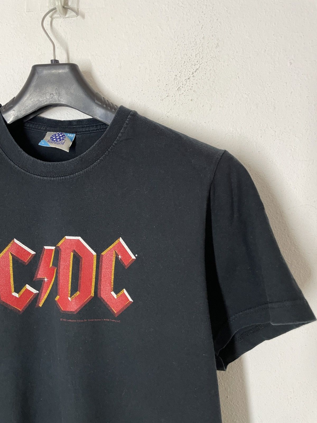 Band Tees Vintage Acdc 2003 Starworld T shirt tee Size US L / EU 52-54 / 3 - 2 Thumbnail