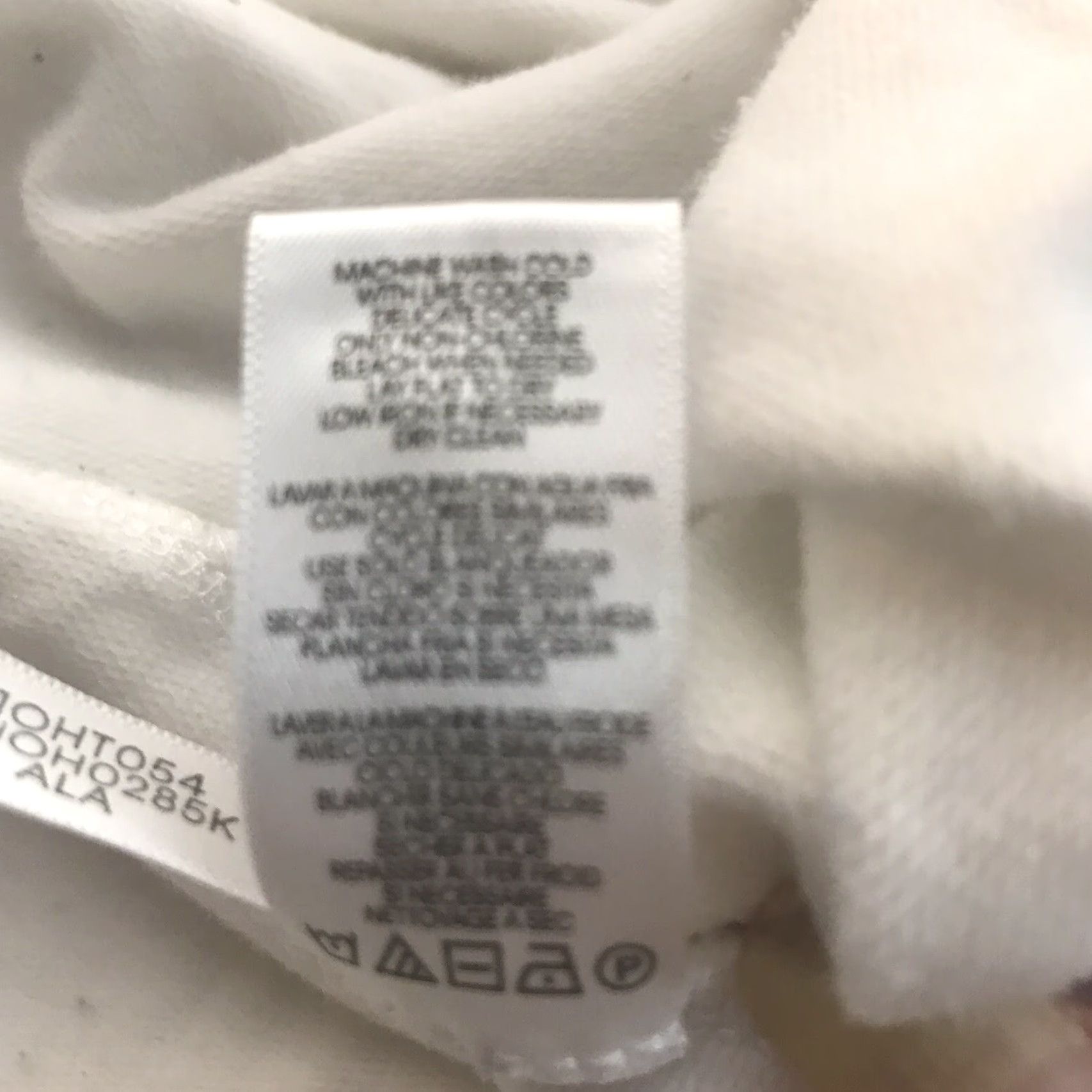 Calvin Klein Calvin Klein White Hoodie Womens Size L Pullover Short Sleeve Activewear Logo Size L / US 10 / IT 46 - 6 Thumbnail