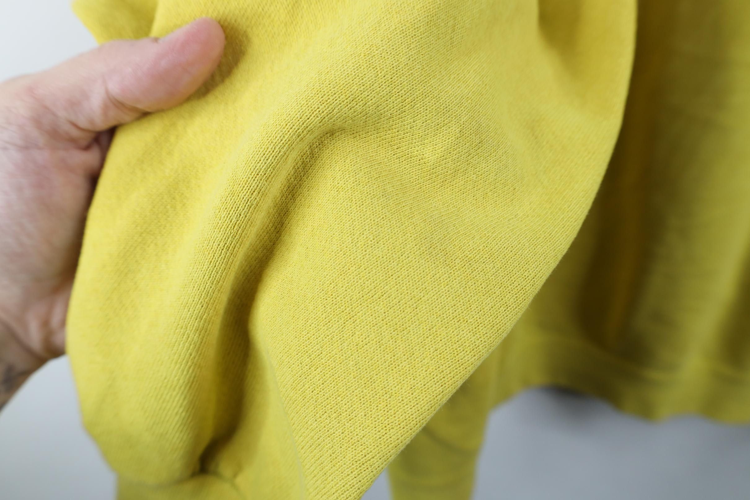 Nike Vintage 90s Y2K Nike Mini Swoosh Sweatshirt Banana Yellow Size US L / EU 52-54 / 3 - 9 Thumbnail
