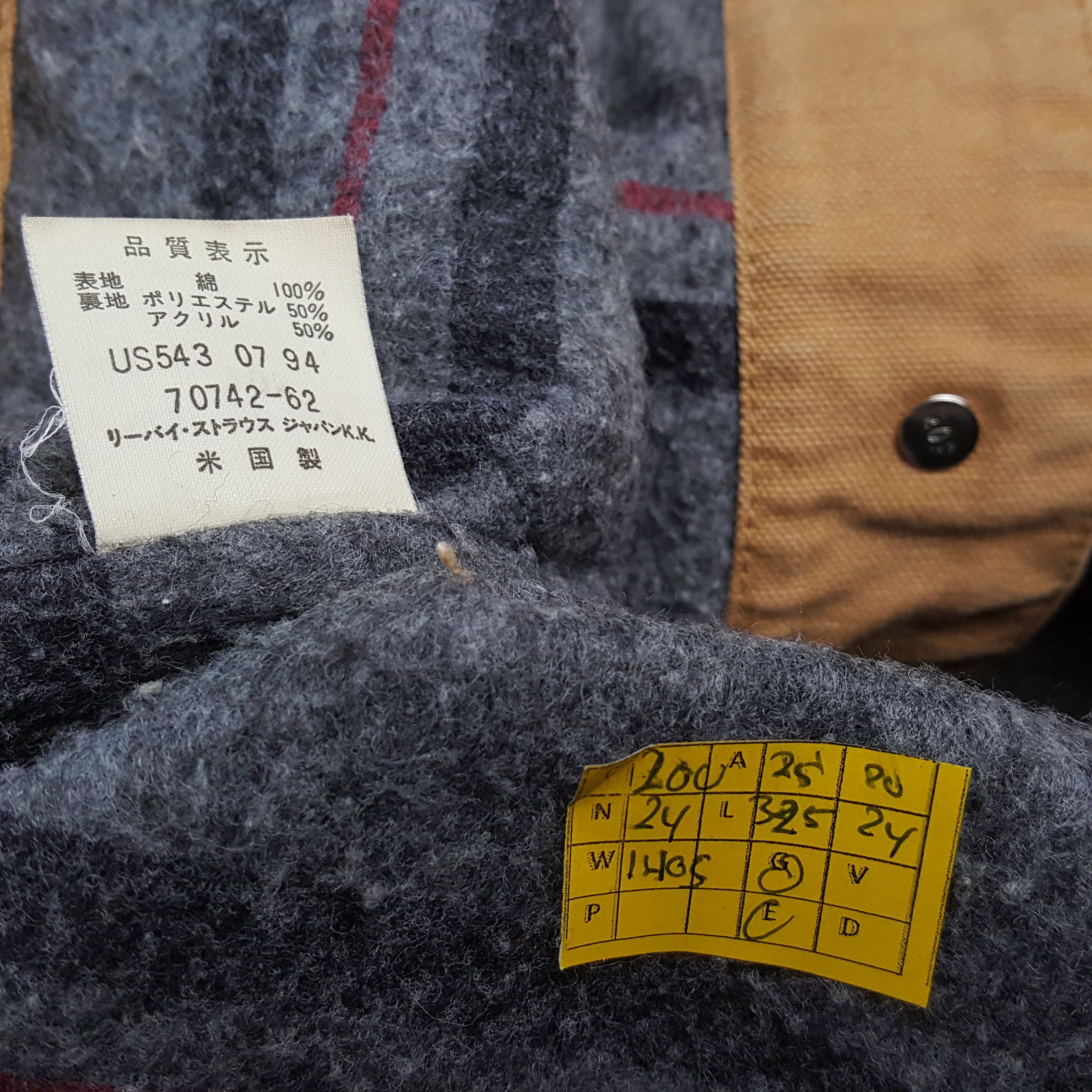 Levi's × Vintage Vintage LEVI'S American Style Work wear Jacket Size US XL / EU 56 / 4 - 6 Thumbnail