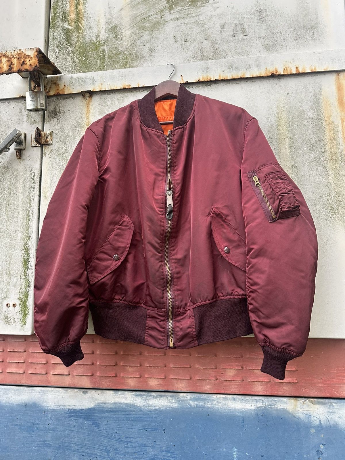 Alpha Industries Vintage Alpha Industries MA1 Man Intermediate Bomber Jacket Size US XL / EU 56 / 4 - 6 Thumbnail